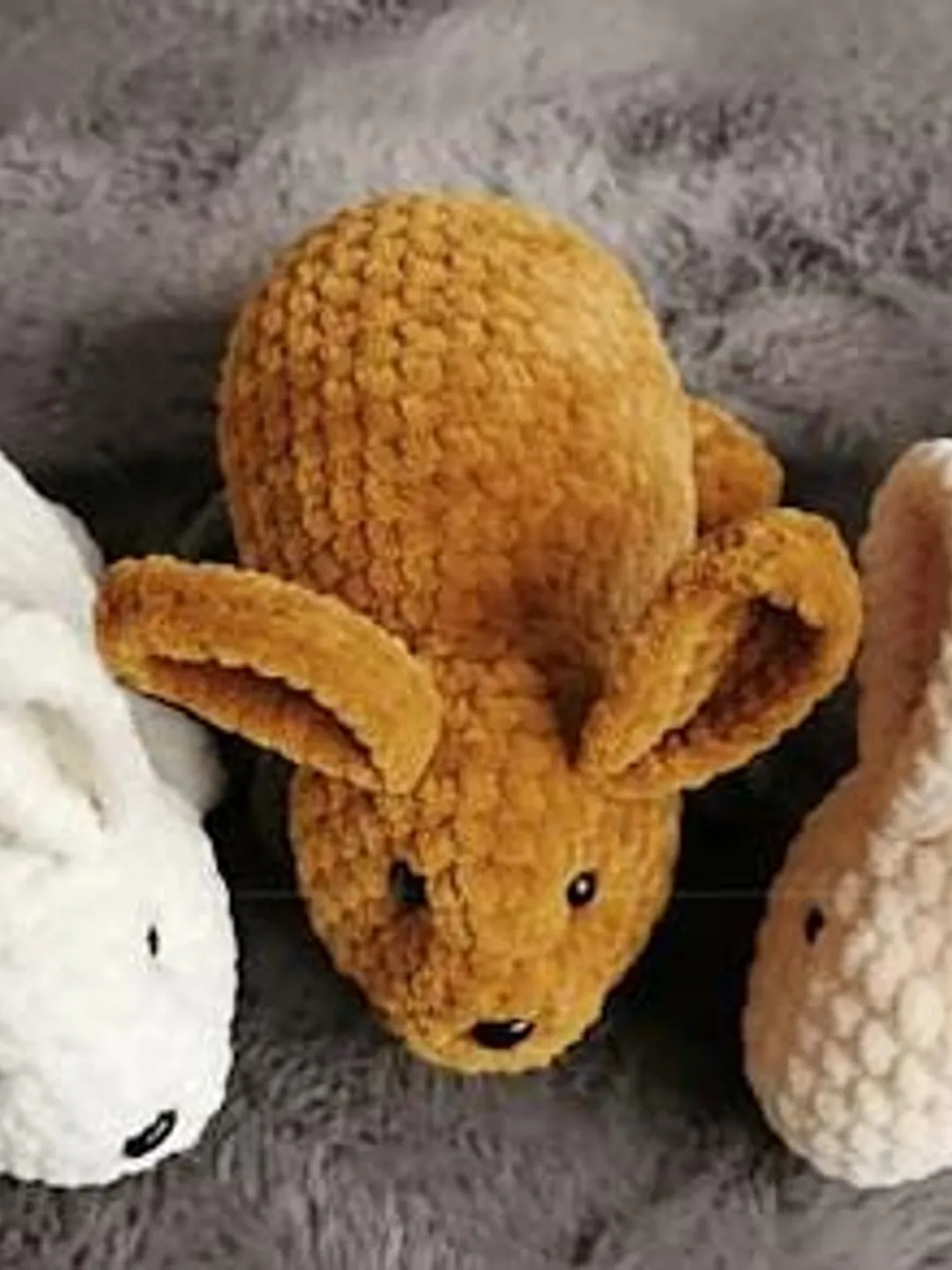 Small Crochet Rabbit Crochet Rabbit Amigurumi Pattern – Bunny Plush Toy Tutorial (PDF Download)