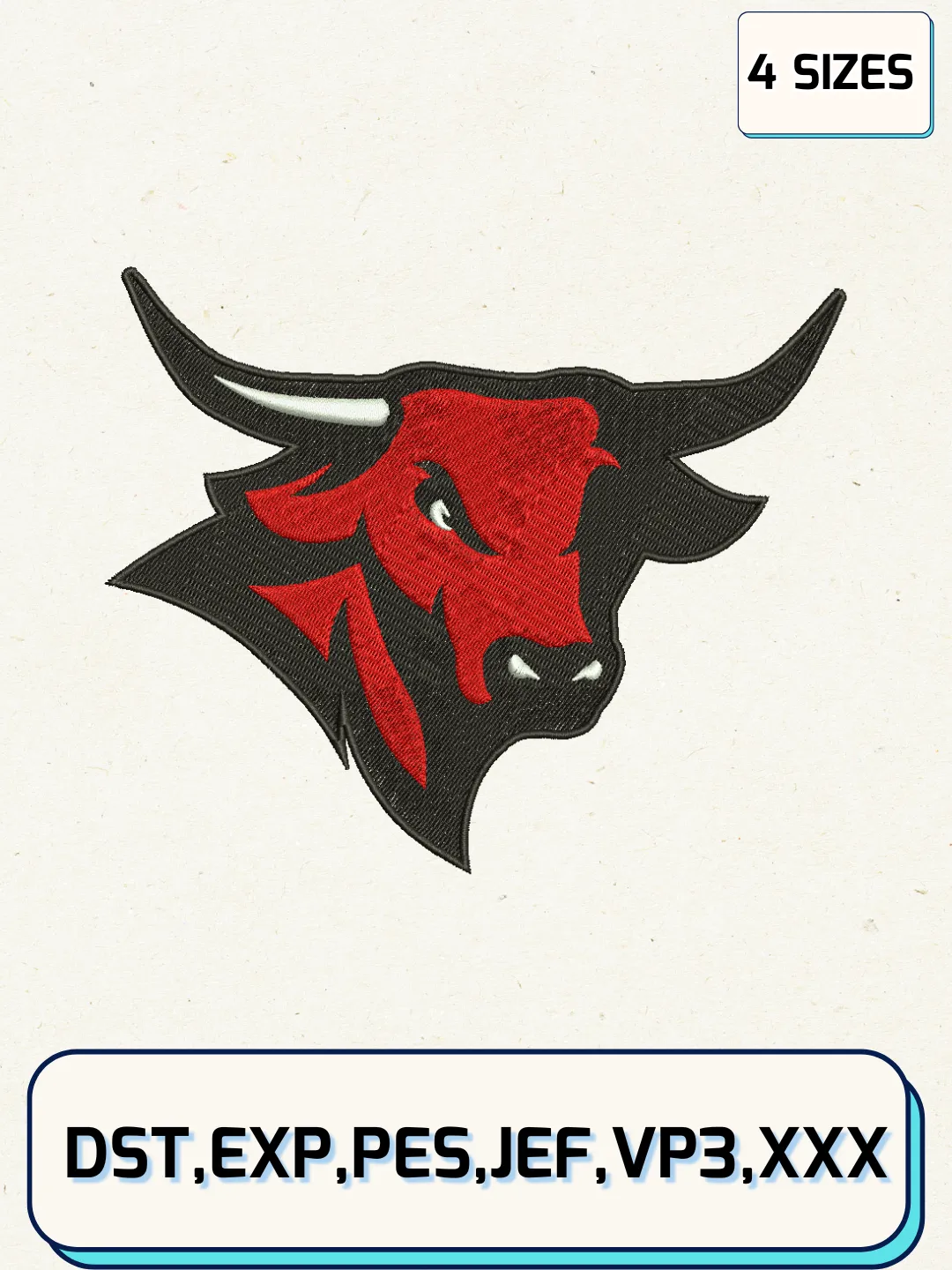 Nebraska-Omaha Mavericks Logos Embroidery Design Files, NCAA Logos Embroidery Designs, Machine Embroidery Files, 4 Sizes