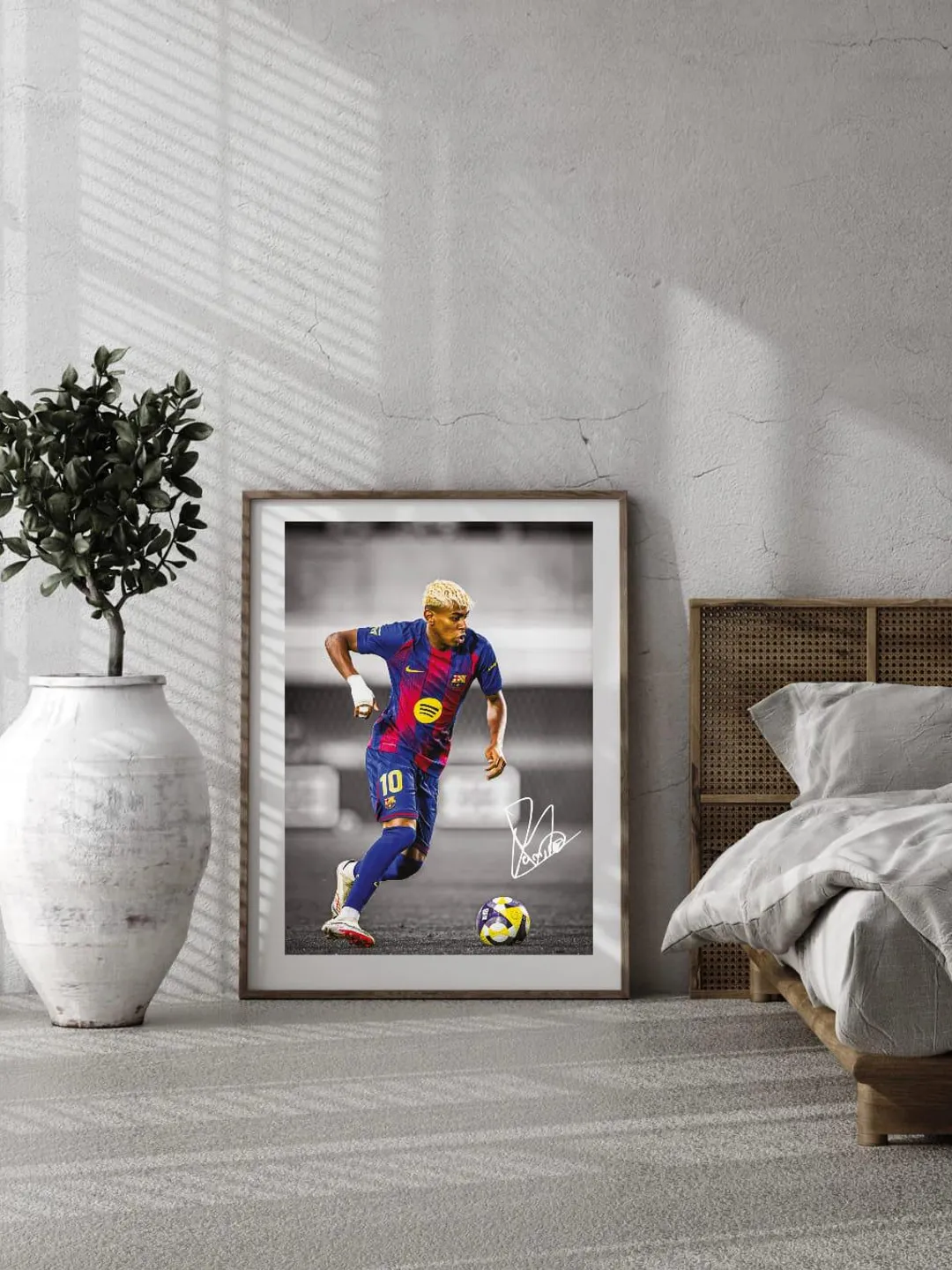 Lamine Yamal Wall Art | FC Barcelona Wonderkid Poster | Football