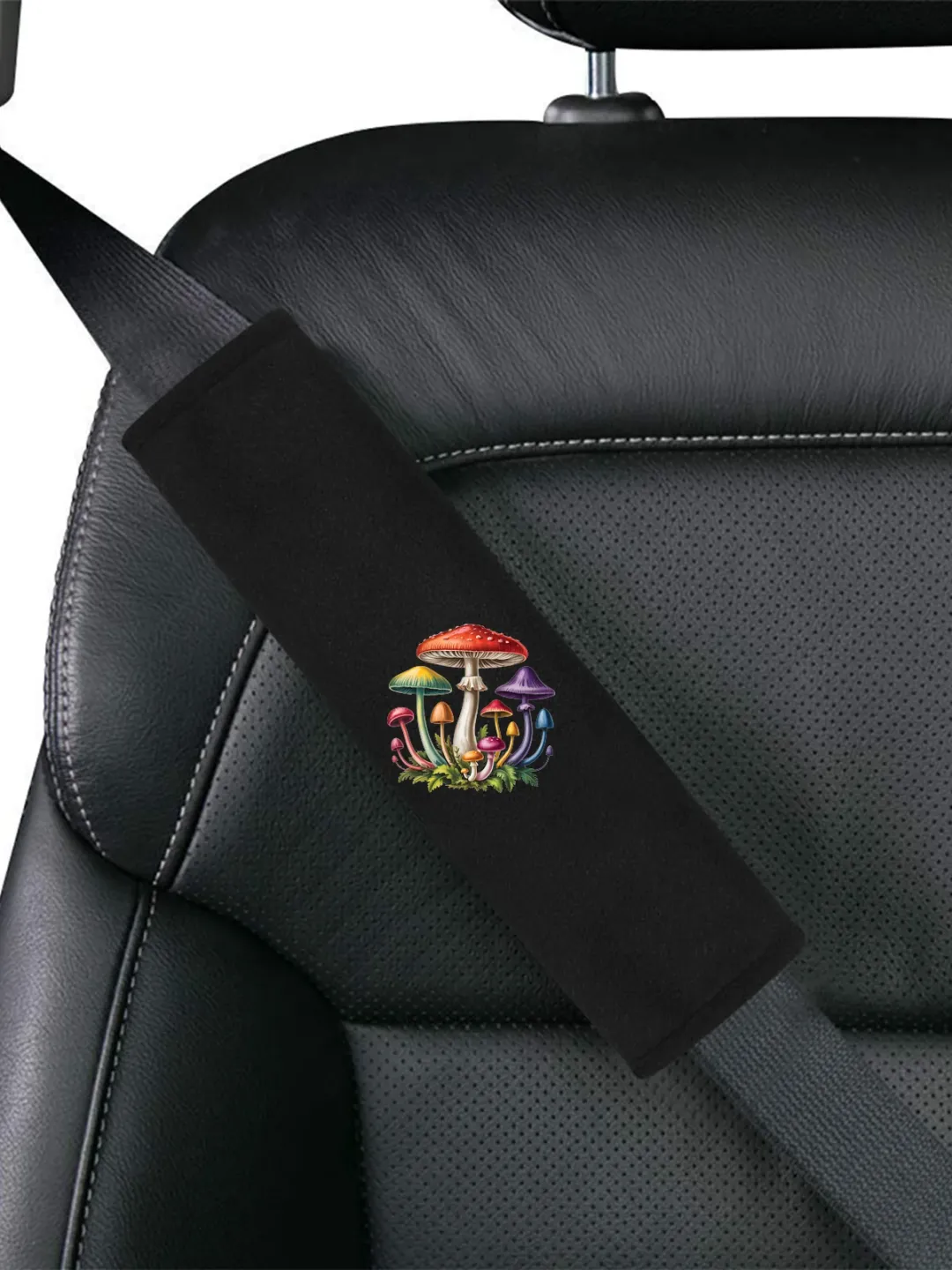 with mushrooms Seat Belt Shoulder Pad