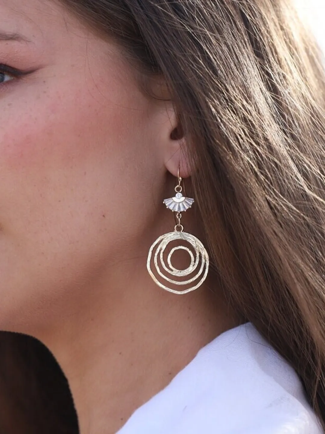 Art Deco Earrings, Long Boho Bridal Earrings, Bridesmaids Earrings, Statement Wedding Earrings, Cubic Zirconia Bridal Jewelry, Jewellery