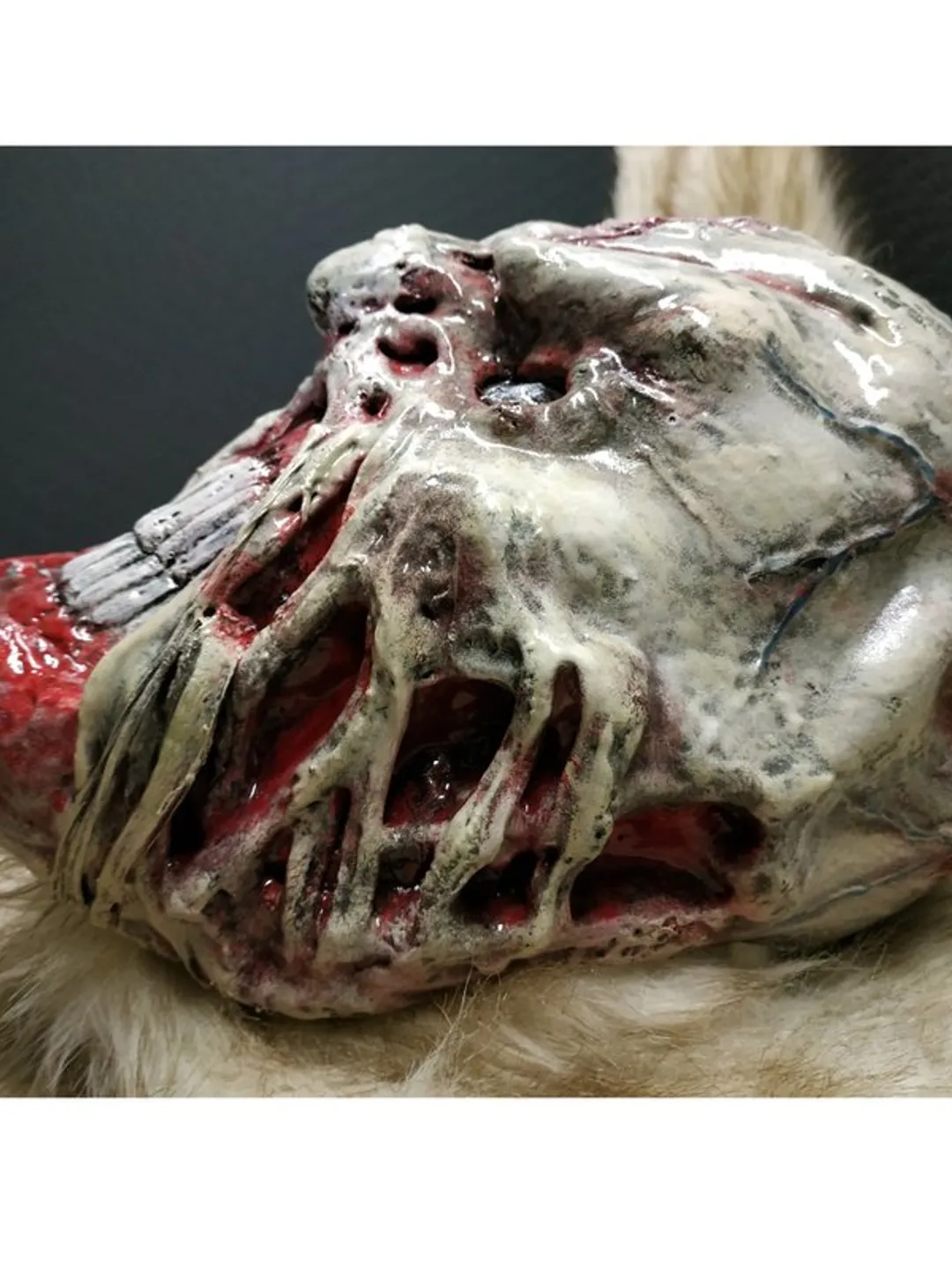 Resident Evil 3 - inspired - cosplay mask - Nemesis mask - Umbrella cosplay  - zo, image size:1080x1440