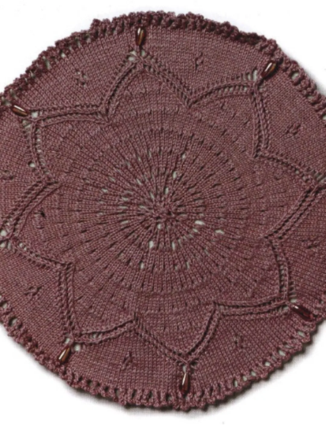 Knitting Pattern Vintage 3 Doilies Digital Download PDF, image size:1080x1440