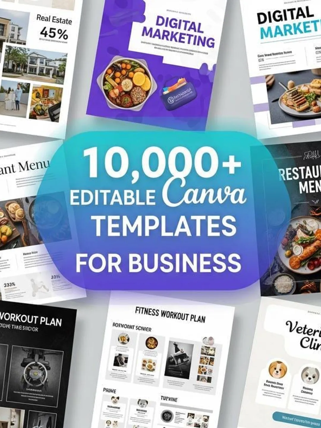 240 Business Social Media Canva Templates | Editable Instagram ...