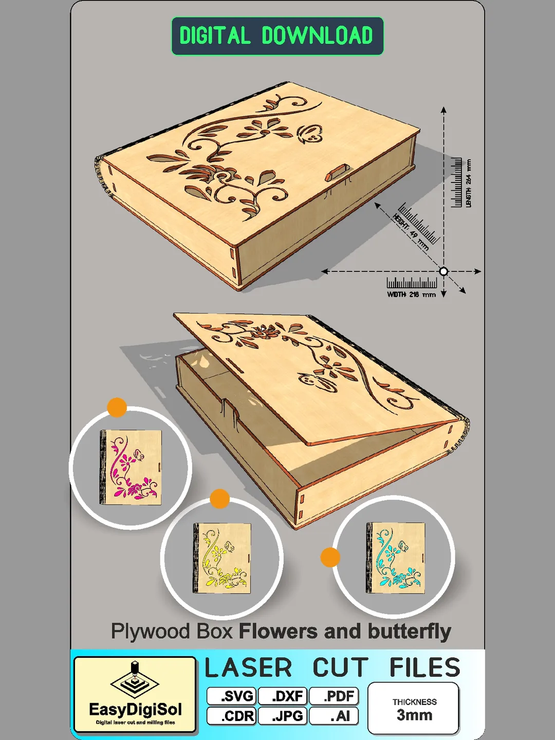 Diy Cut DIY Wooden Rocket Kit for Laser Cutting Laser Cut Files Glowforge SVG DXF