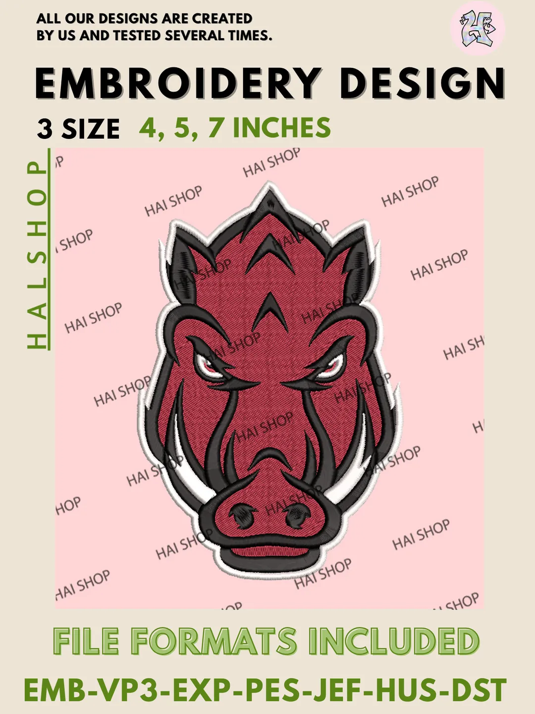 Machine Embroidery Razorback NCAA Arkansas Razorbacks Team Embroidery Design Files, College Sports ...