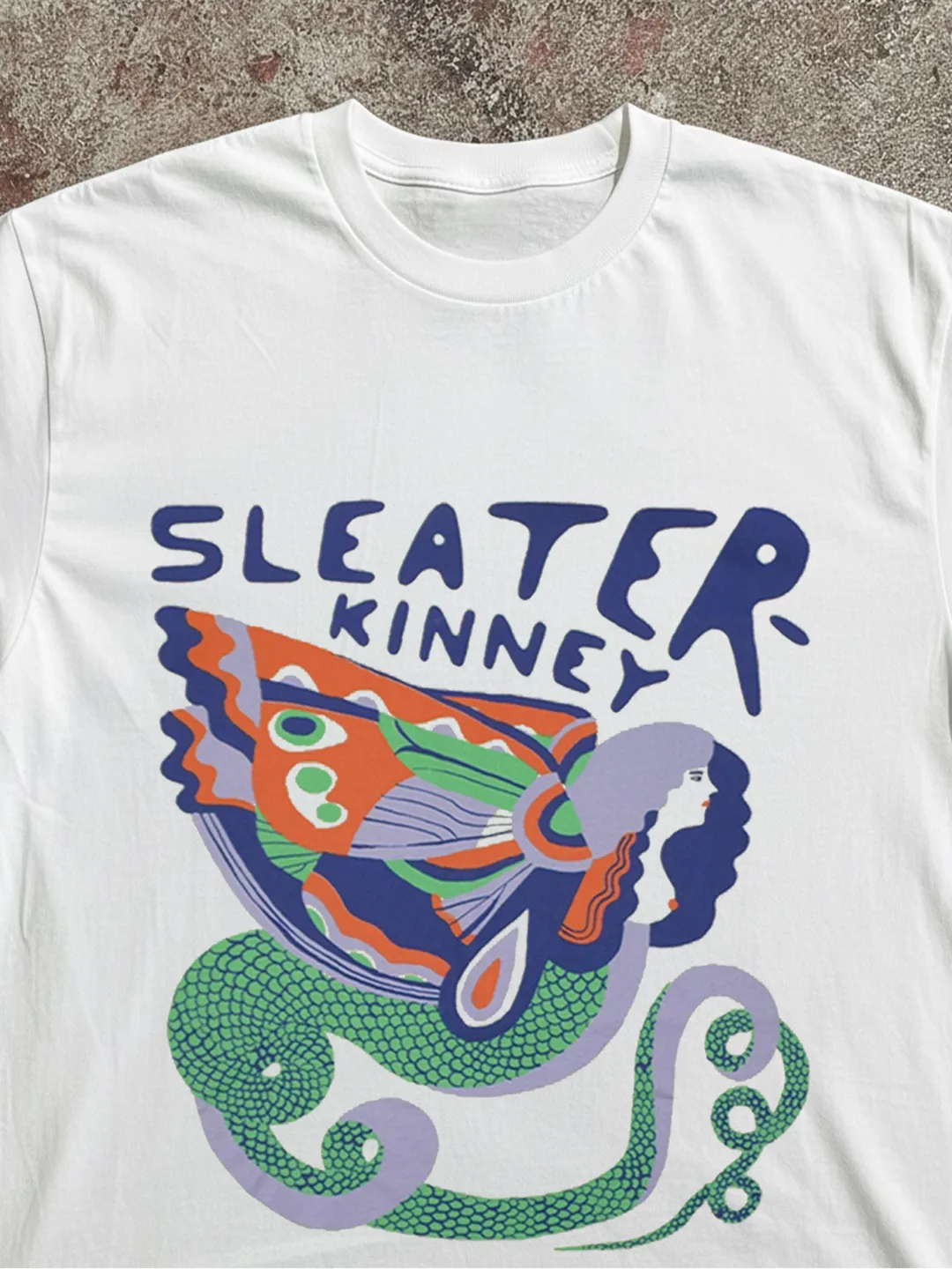 Sleater Kinney T-Shirt: Riot Grrrl Indie Rock Band Tee  Cat Graphic Shirt