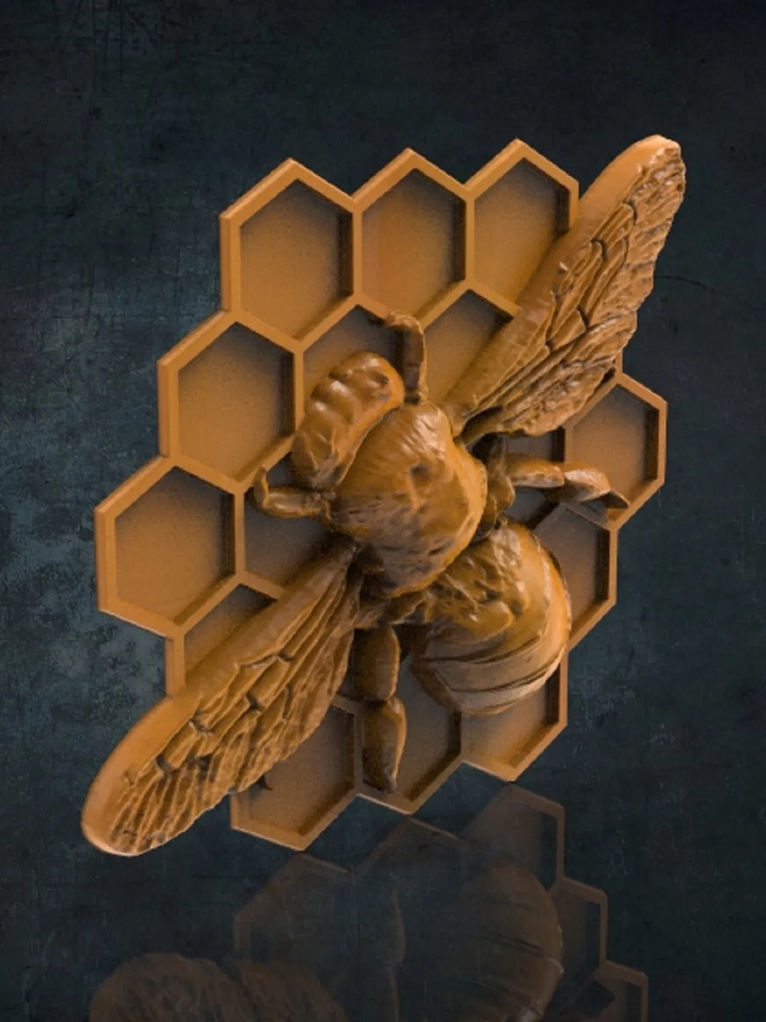 3D printable bee STL file