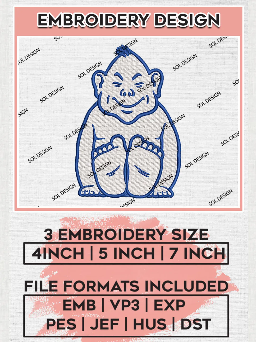 NCAA Saint Louis Billikens Team Mascot Logo Embroidery Design Files, NCAA Saint Louis Billikens Machine Embroidery, NCAA Teams, 3 sizes, NCAA Machine embroidery designs, Digital Download