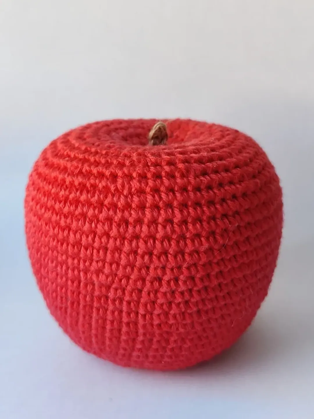 Crochet Apple Play Food Pattern PDF, Amigurumi Fruit Pattern, Pretend Food Crochet Toy, Montessori Play Kitchen Food, Kids Toy, DIY Handmade Gift