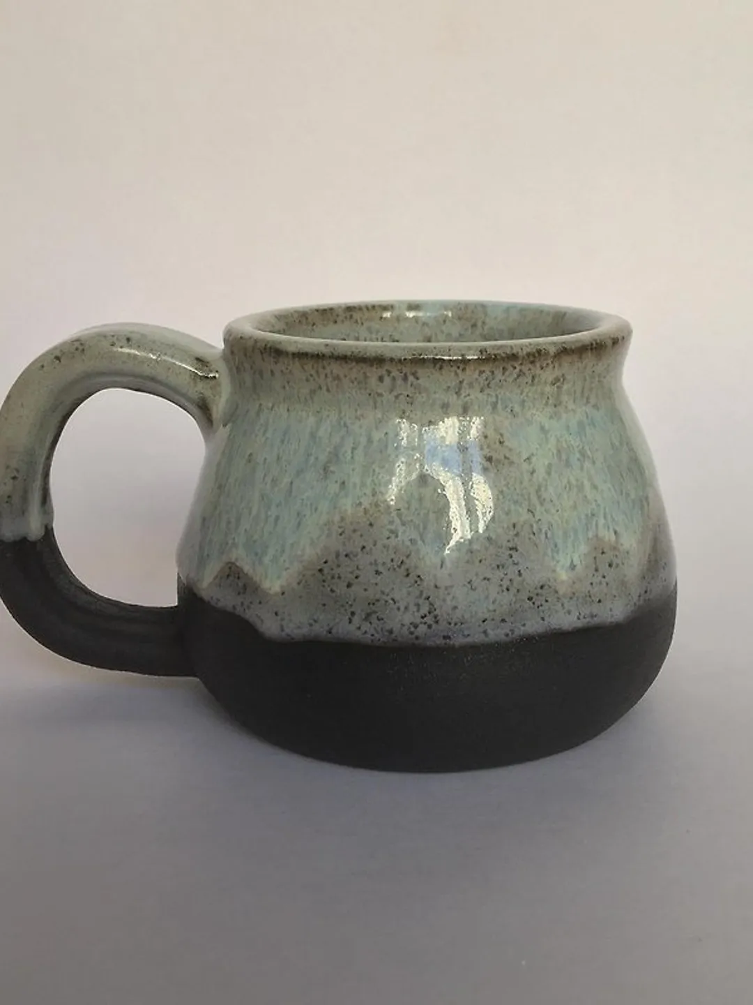 Black, Lavender Mist and Frosted Lemon Ceramic Mug