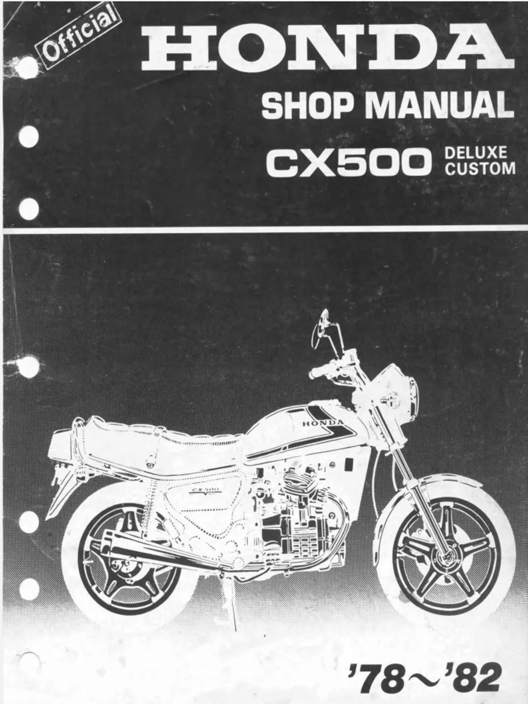 HONDA CMX250 Rebel 250 Service Repair Manual