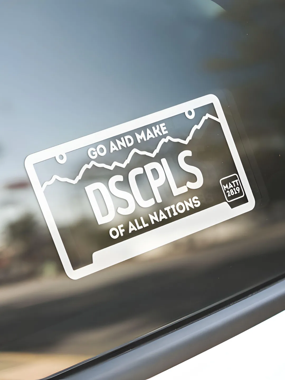 Making Disciples Stickers Go and Make Disciples Decal | Matthew 28:19 Sticker | Christian Car ...