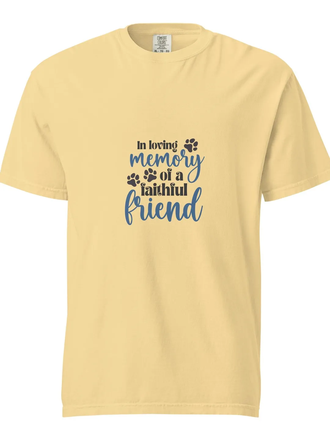 Unisex garment-dyed heavyweight t-shirt