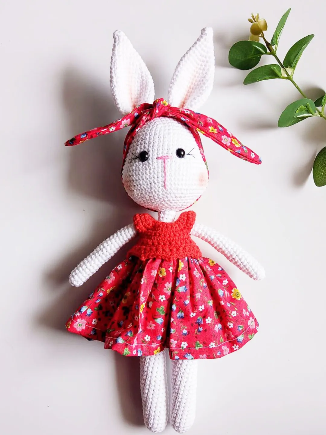 Crochet Bunny Rabbit Personalized Doll, Amigurumi Knitted Rabbit Toy, Newborn Custom Gift Basket, Birthday Gift For Him