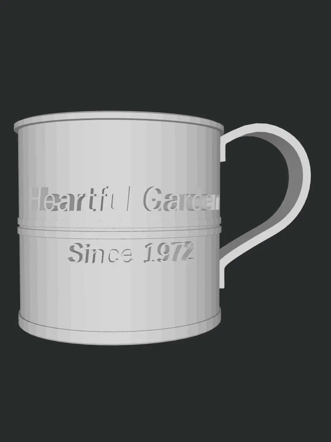 3D MODEL Miniature mug model ready to print