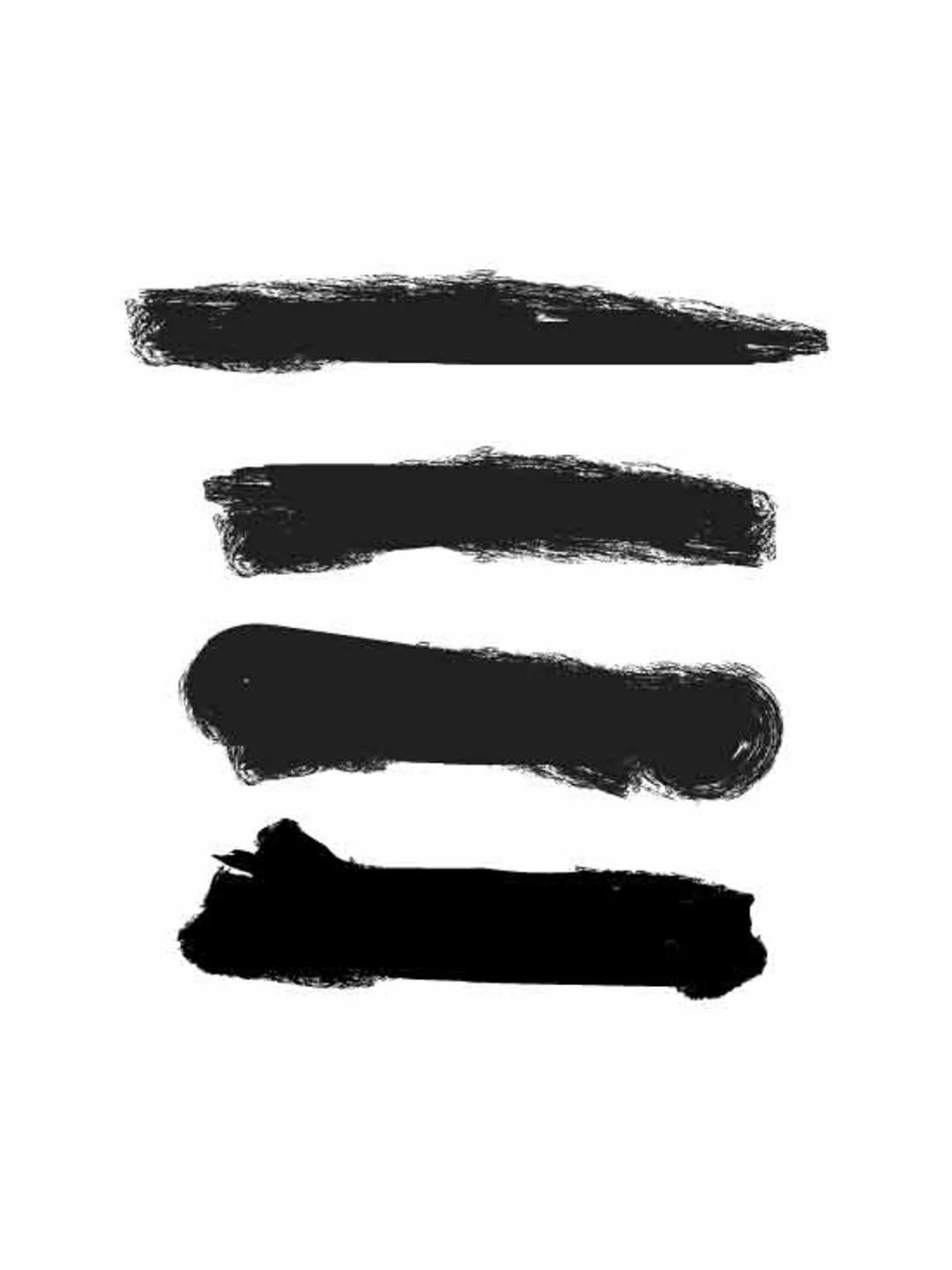 Grunge Brush Strokes / Black Ink Textures / Hand Painted Borders / Distressed Vector Strokes / Artistic Paint Brushes / Urban Design Elements / Ink Splatter Banners /eps 10