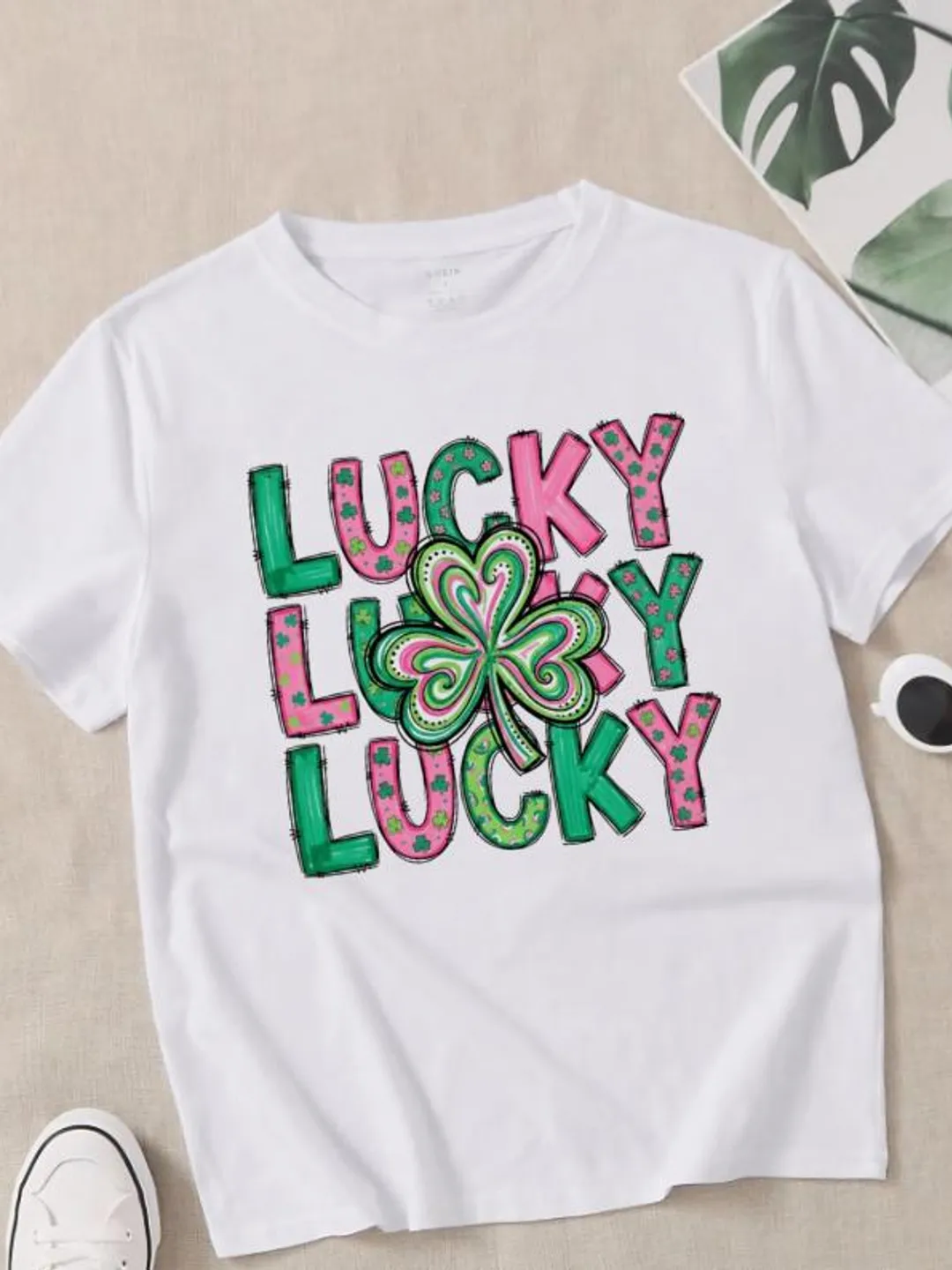 Lucky Shamrock Graphic Tee | St Patrick's Day Irish Shirt
