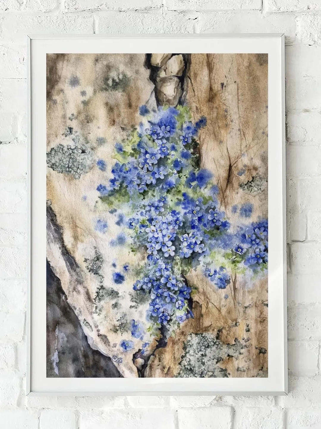 Wildflowers Original Painting Flowers Watercolor Painting Floral Original Wall Art