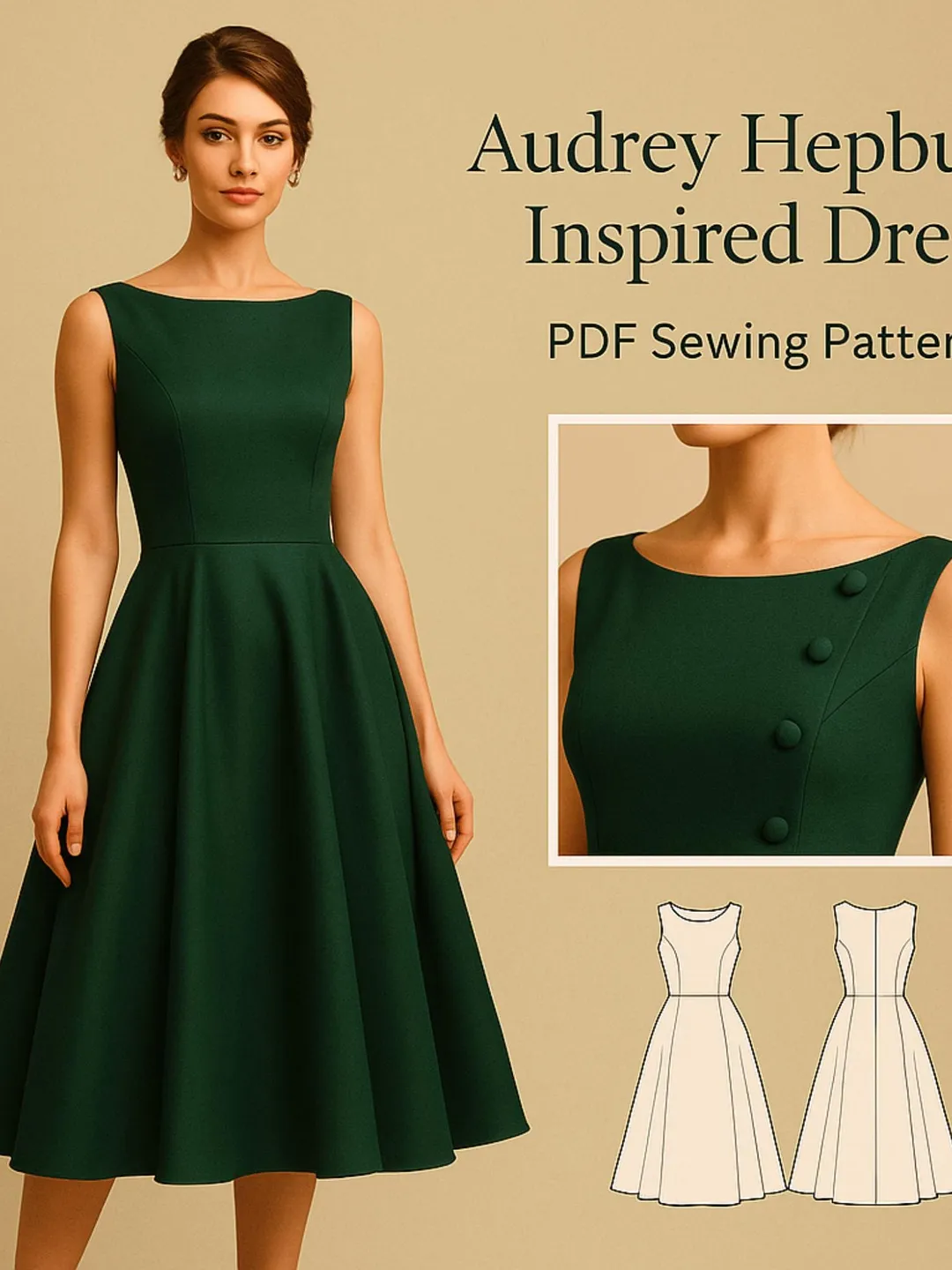 audrey hepburn black dress pattern Audrey Hepburn and the little black dress