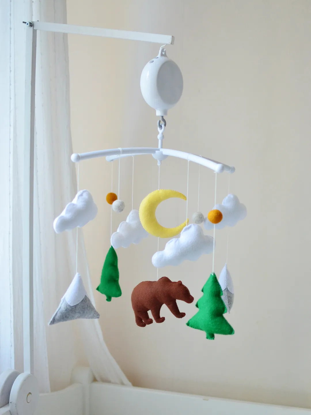 PDF Baby mobile PDF pattern, DIY nursery mobile,  baby shower, New mom gift, digital download Sewing Tutorial