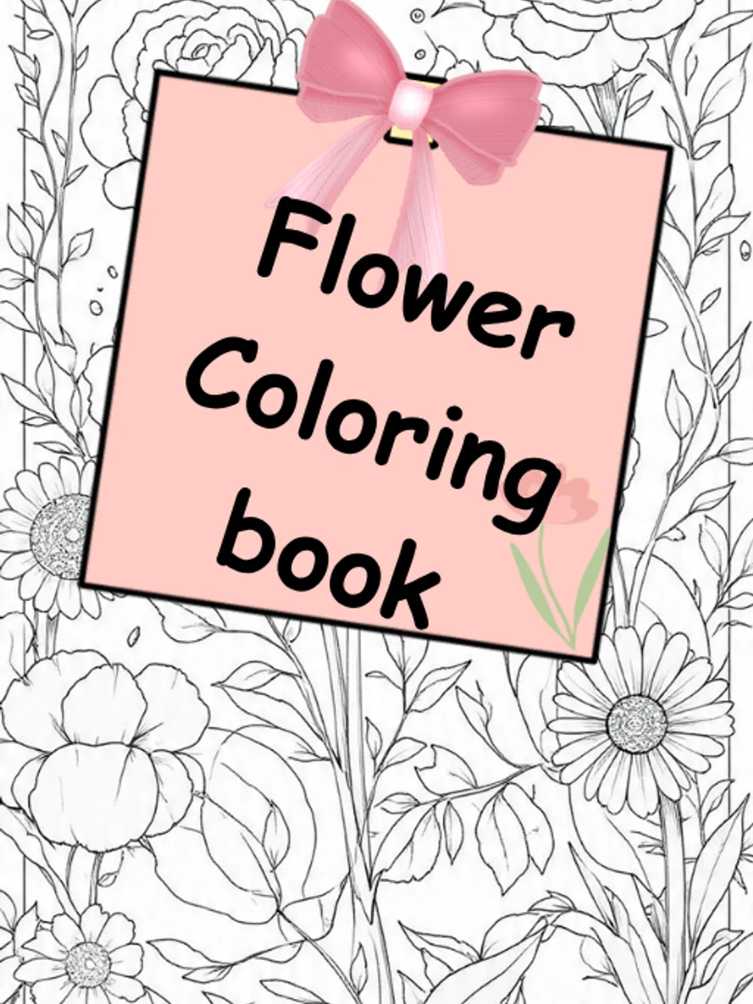 32-page coloring book for kids and adults