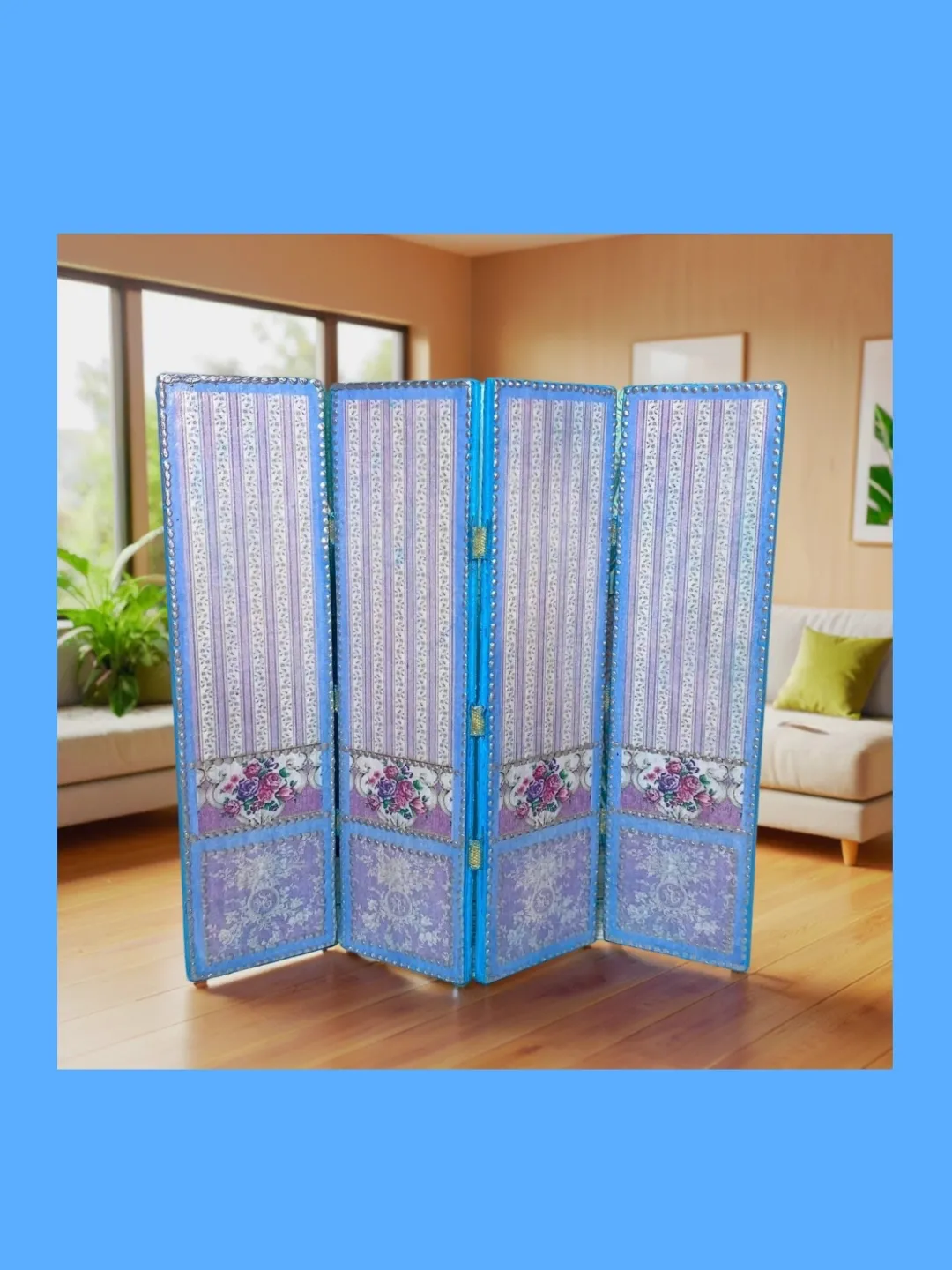 Dollhouse screen. Furniture for dolls. Furniture for the interior of a dollhouse. Handmade. 1:12.