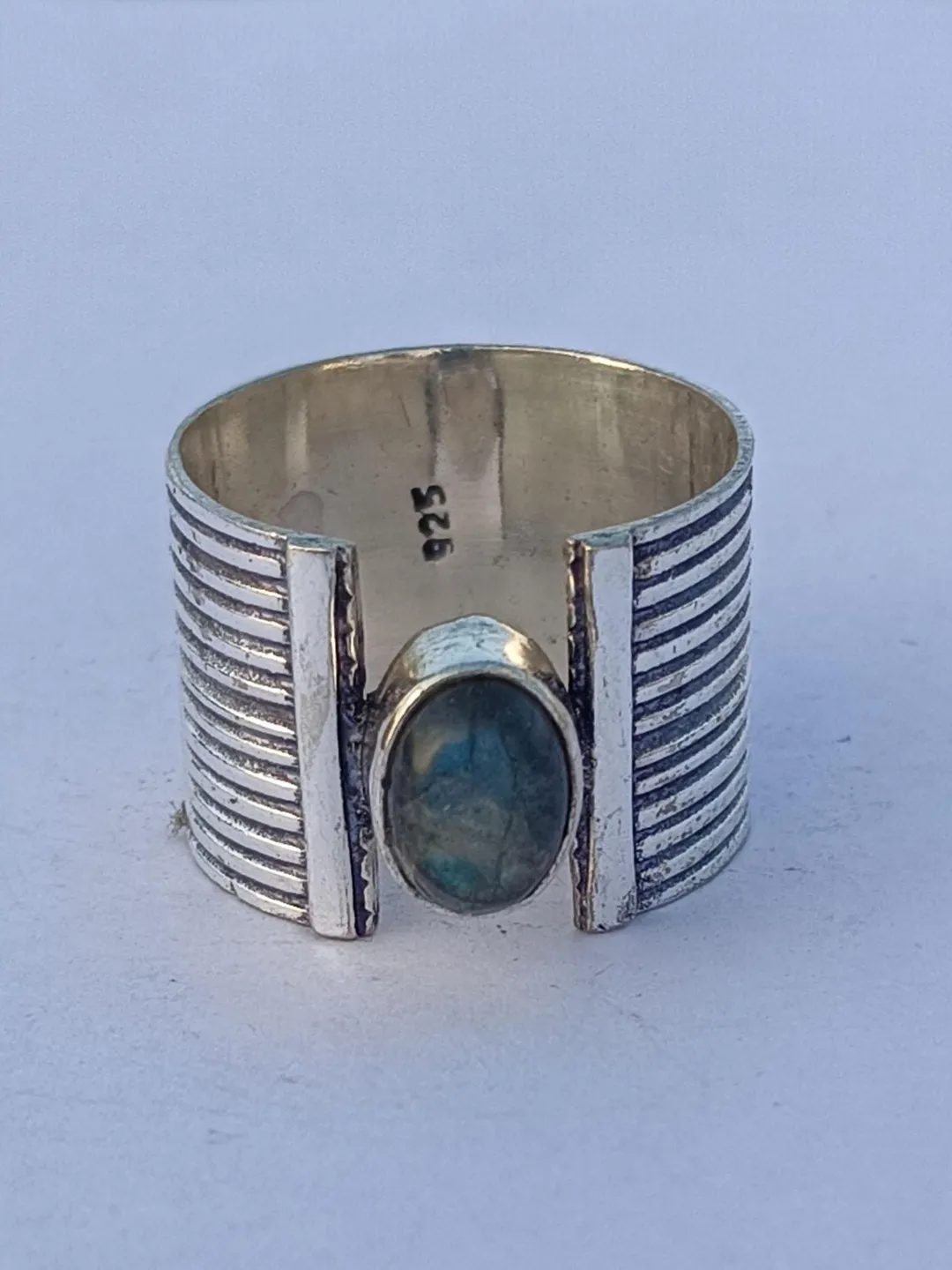 Labradorite Band Ring, Popular Ring, 925 Sterling Silver Ring, Handmade Ring, Beautiful Ring, Statement &Band Gifts Ring, Lovely Band,