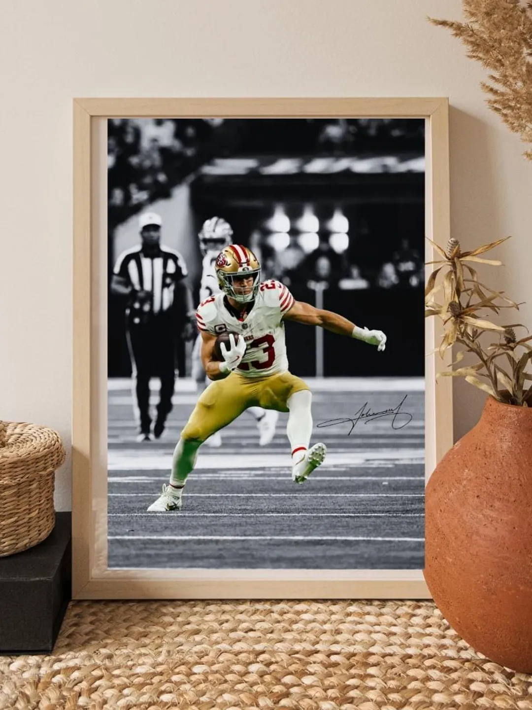 Josh Allen Wall Art | NFL Football Poster | Sports Wall Decor