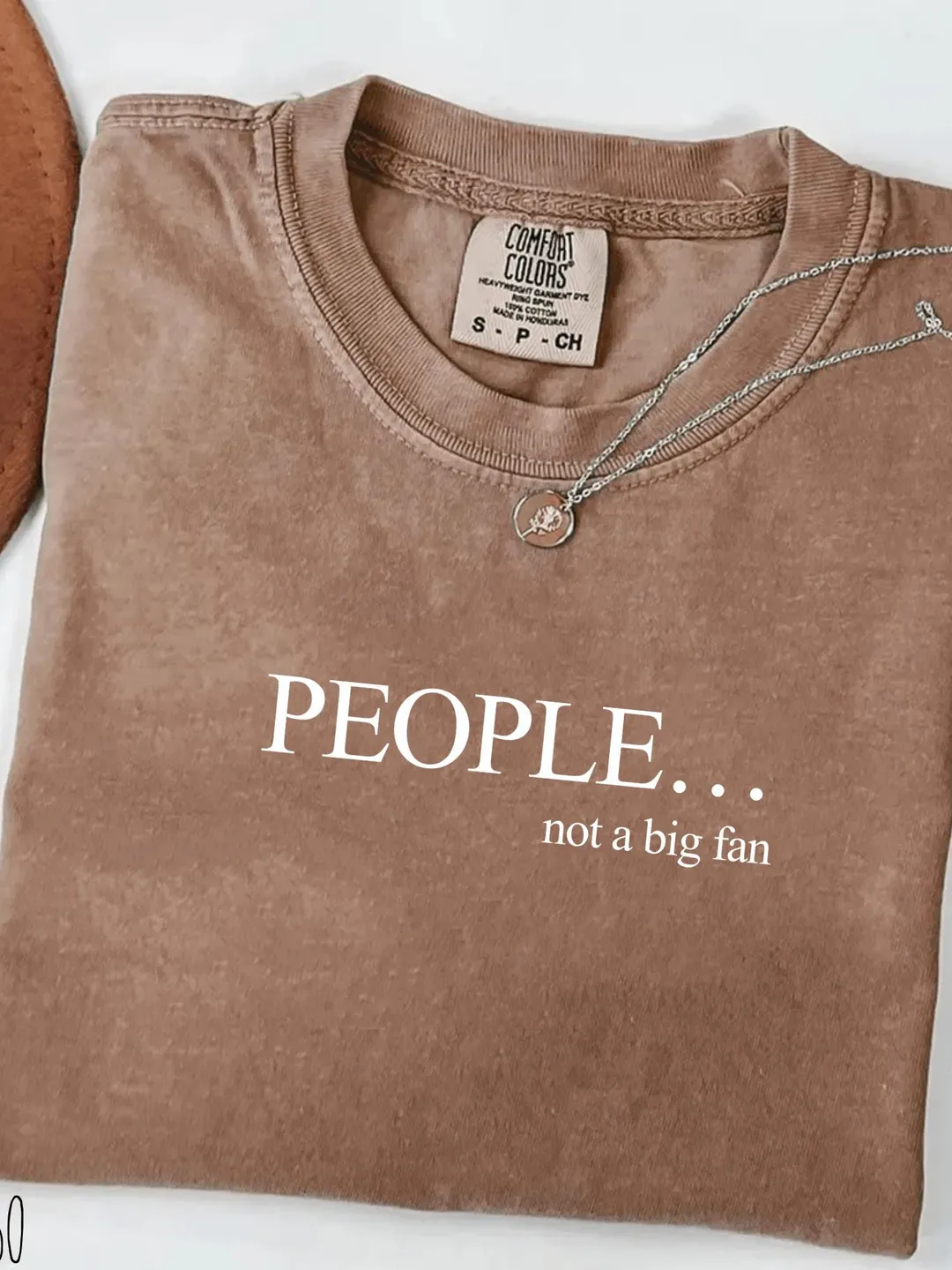 Comfort Colors® People Not A Big Fan Shirt, Sarcastic Introvert Tee