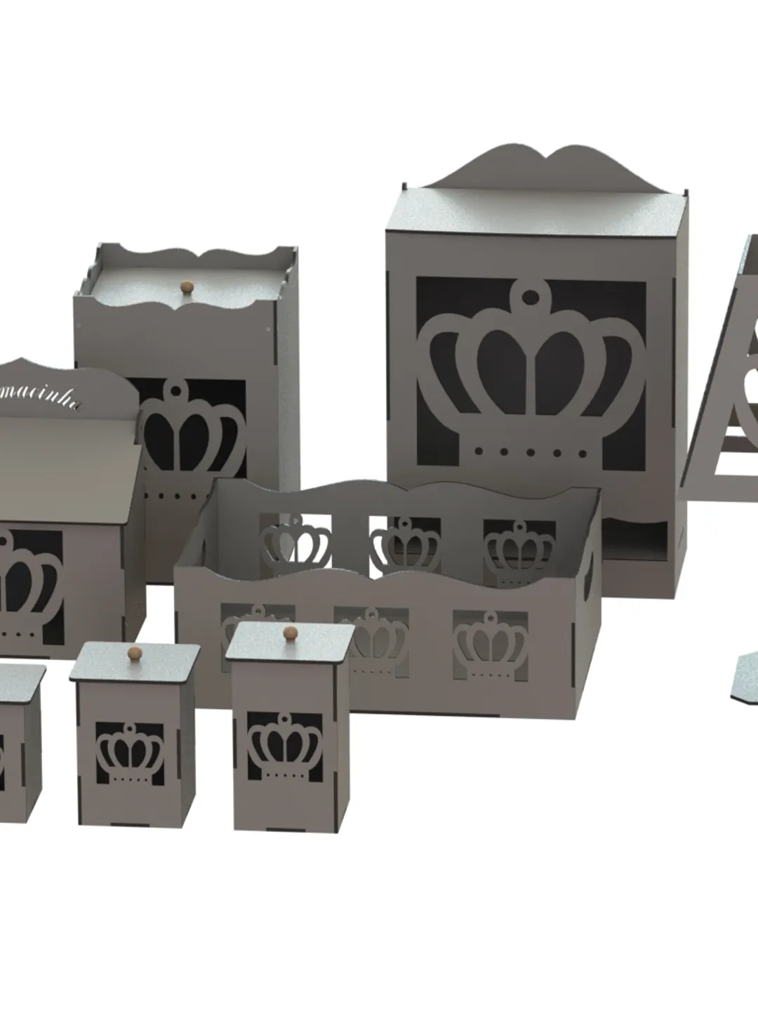 Cnc Router Box Pattern Digital Template Cnc Router Files Cnc Lamp Box Set Files for Wood Laser ...