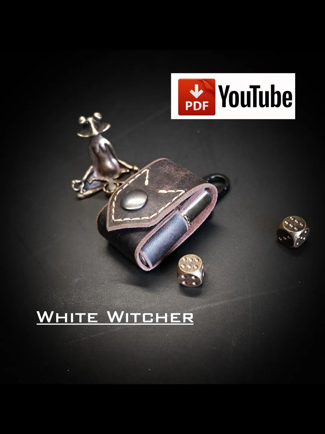 Leather pattern - Zippo case "Arrow" EDC50