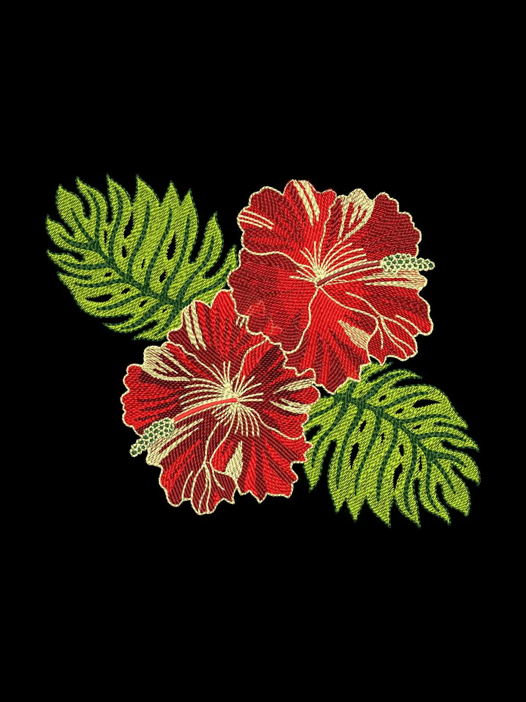 Rose Design: Floral Embroidery Pattern (PES DST JEF Digital Download