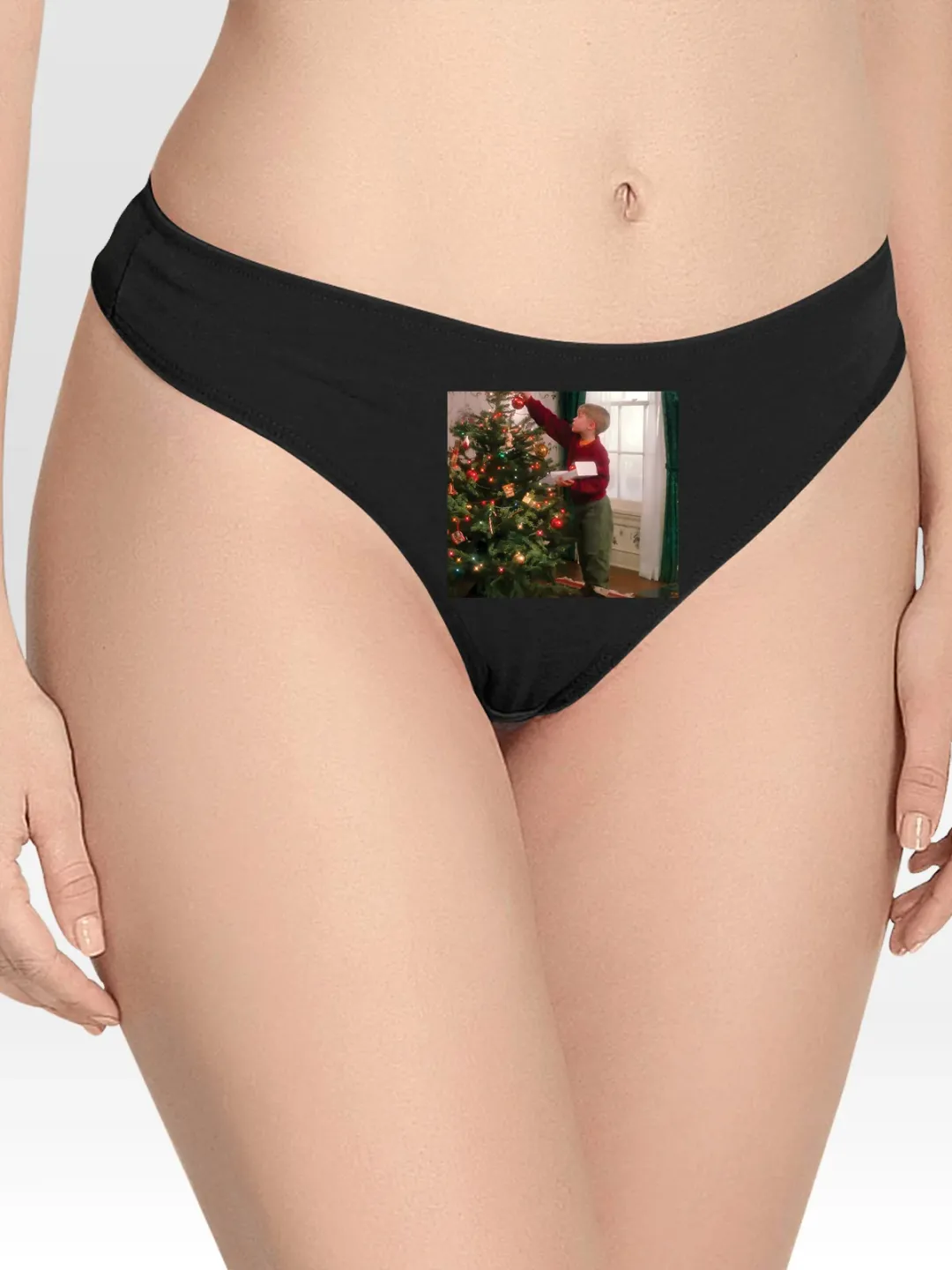 New Year's Eve Home Alone Lingerie Thong