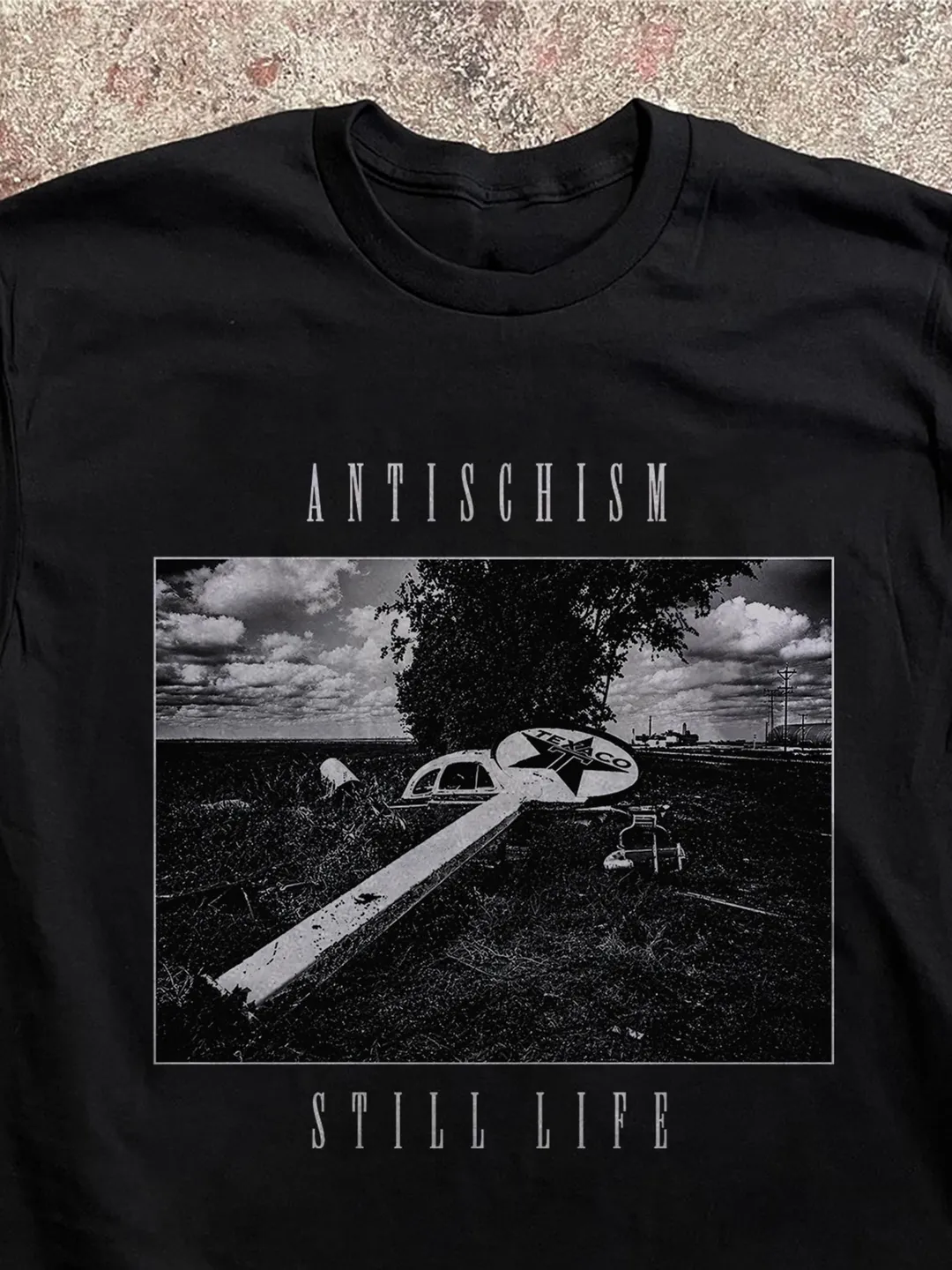 Antischism Still Life Vintage Crust Punk Band T-Shirt Hardcore