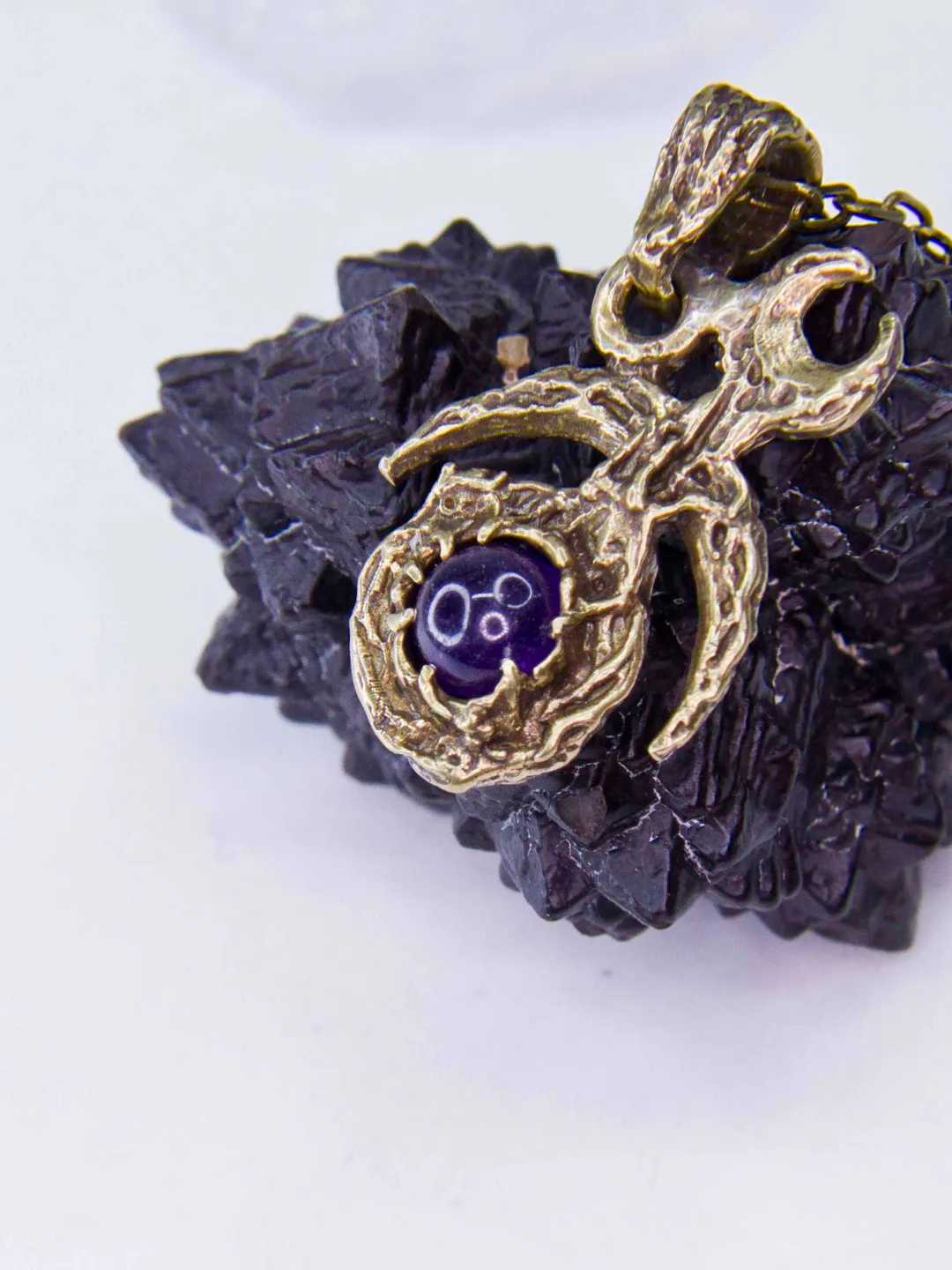 Handmade Pendant Symbol of Slaanesh (Solid Brass)