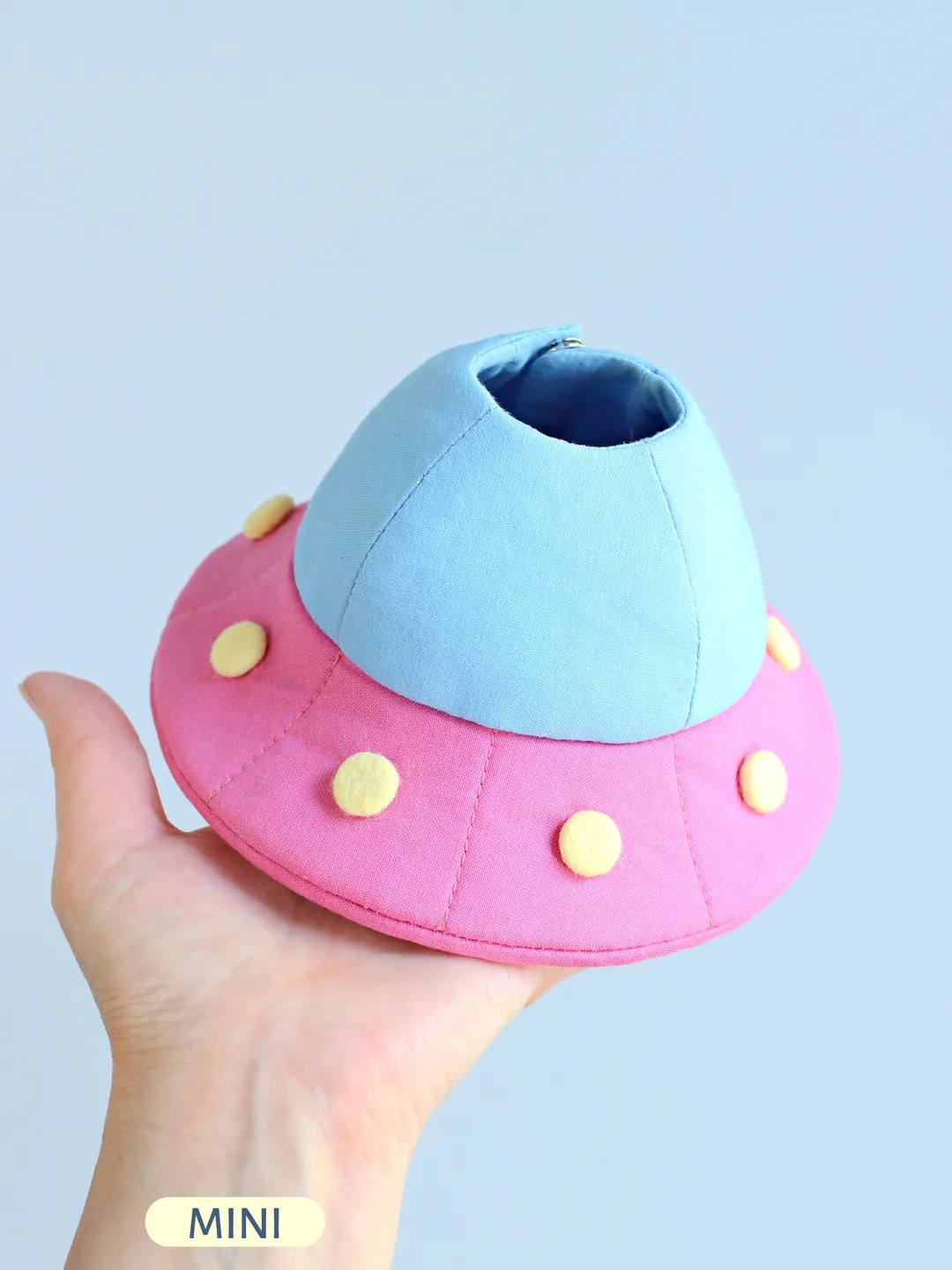 PDF Flying Saucer (UFO) for Mini Doll Sewing Pattern