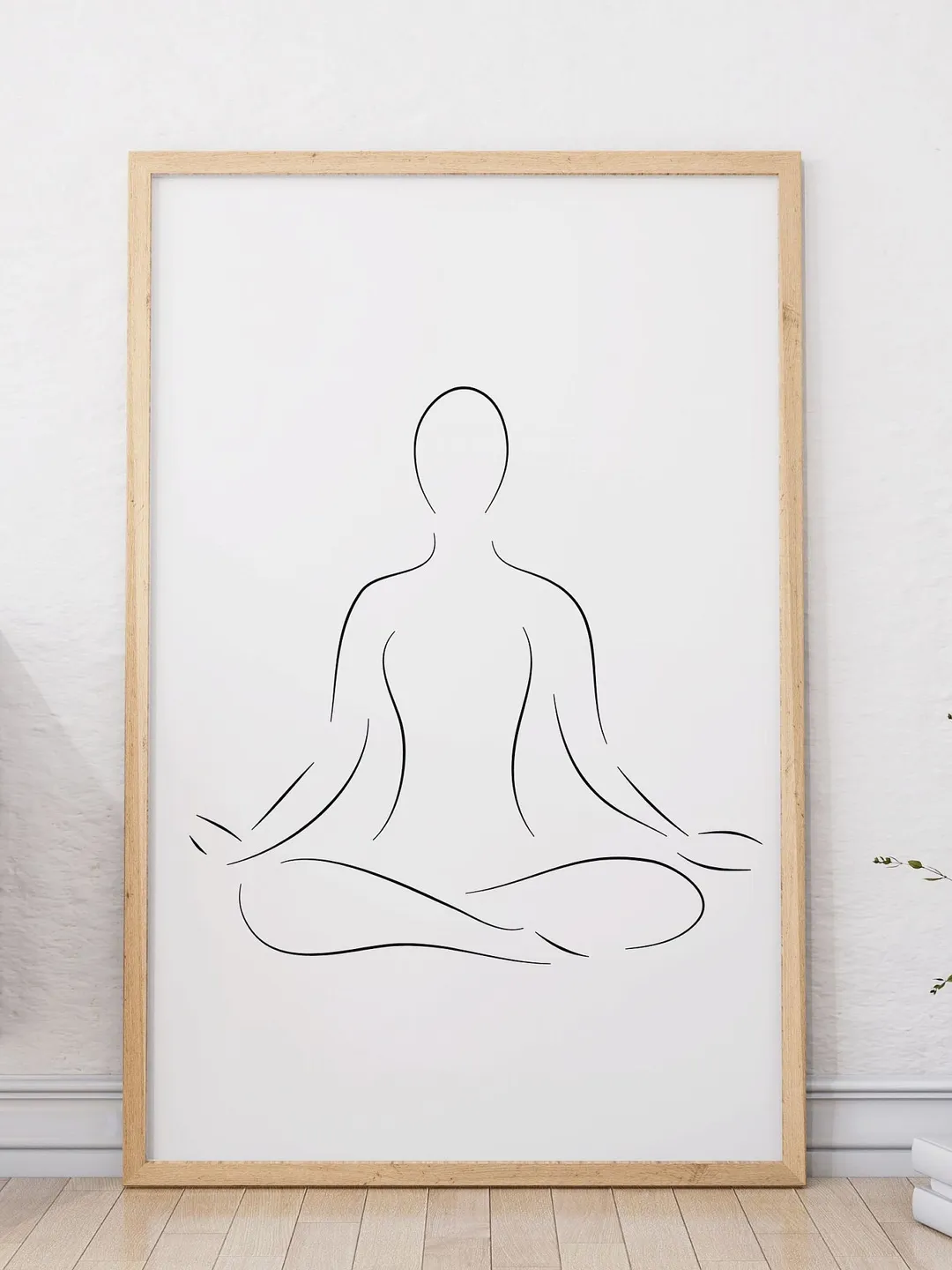 Yoga Wall Art, Yoga Pose, Lotus Yoga Pose, Lotus Pose, Yoga Art Print, Yoga  Design, Yoga Line Art, Yoga Poster, Yoga Pose, Yoga Studio Decor, image size:1080x1440
