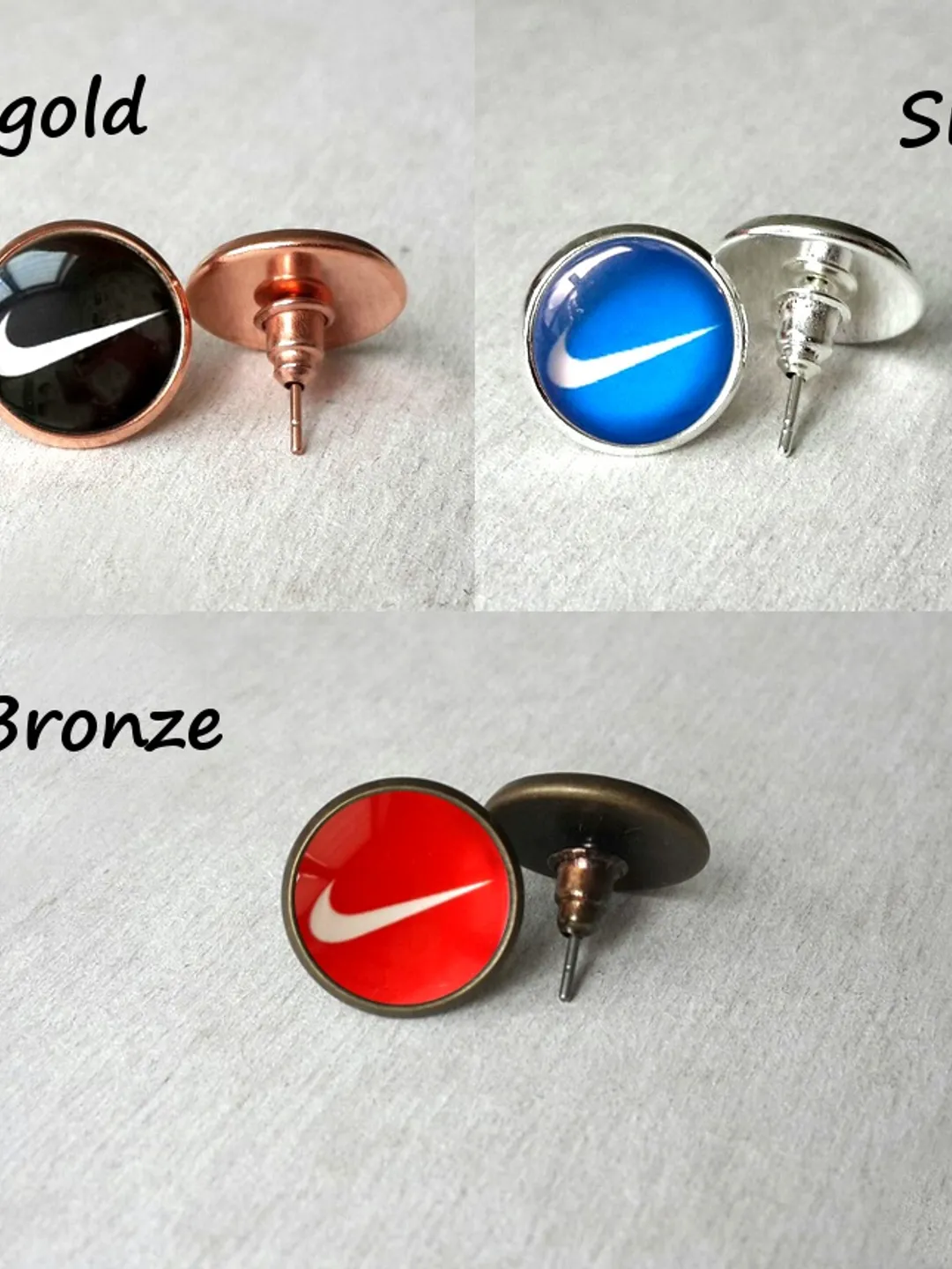 Swoosh earrings studs