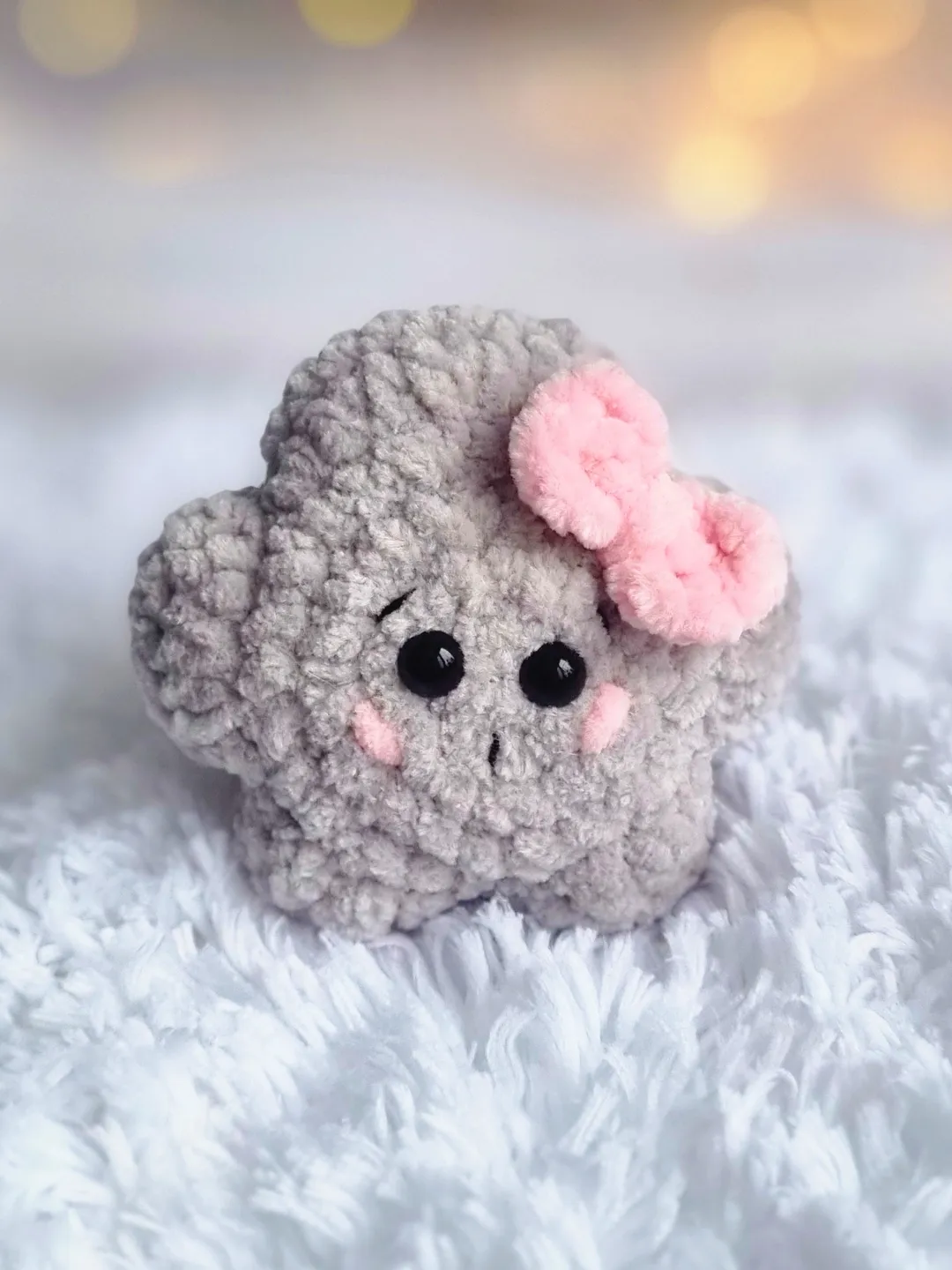 Crochet cloud pattern. Amigurumi cloud pattern. Crochet sky pattern. Easy crochet pattern