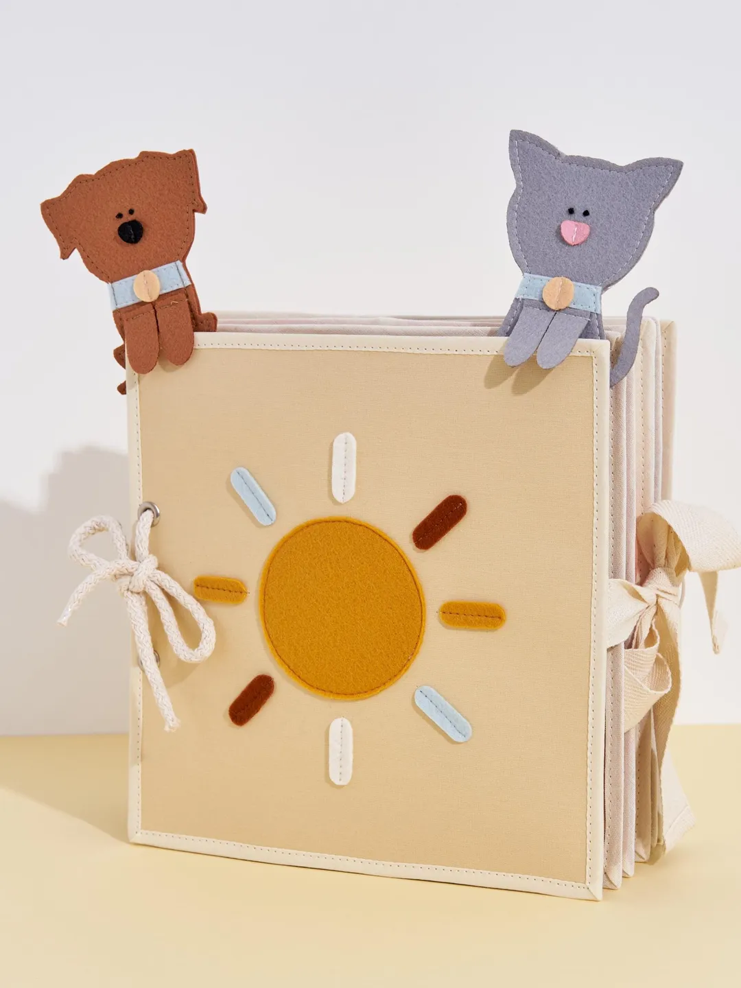 Quiet book for church, felt activity book for toddlers, Montessori busy book, soft sensory book, baptism baby gift, interactive felt book