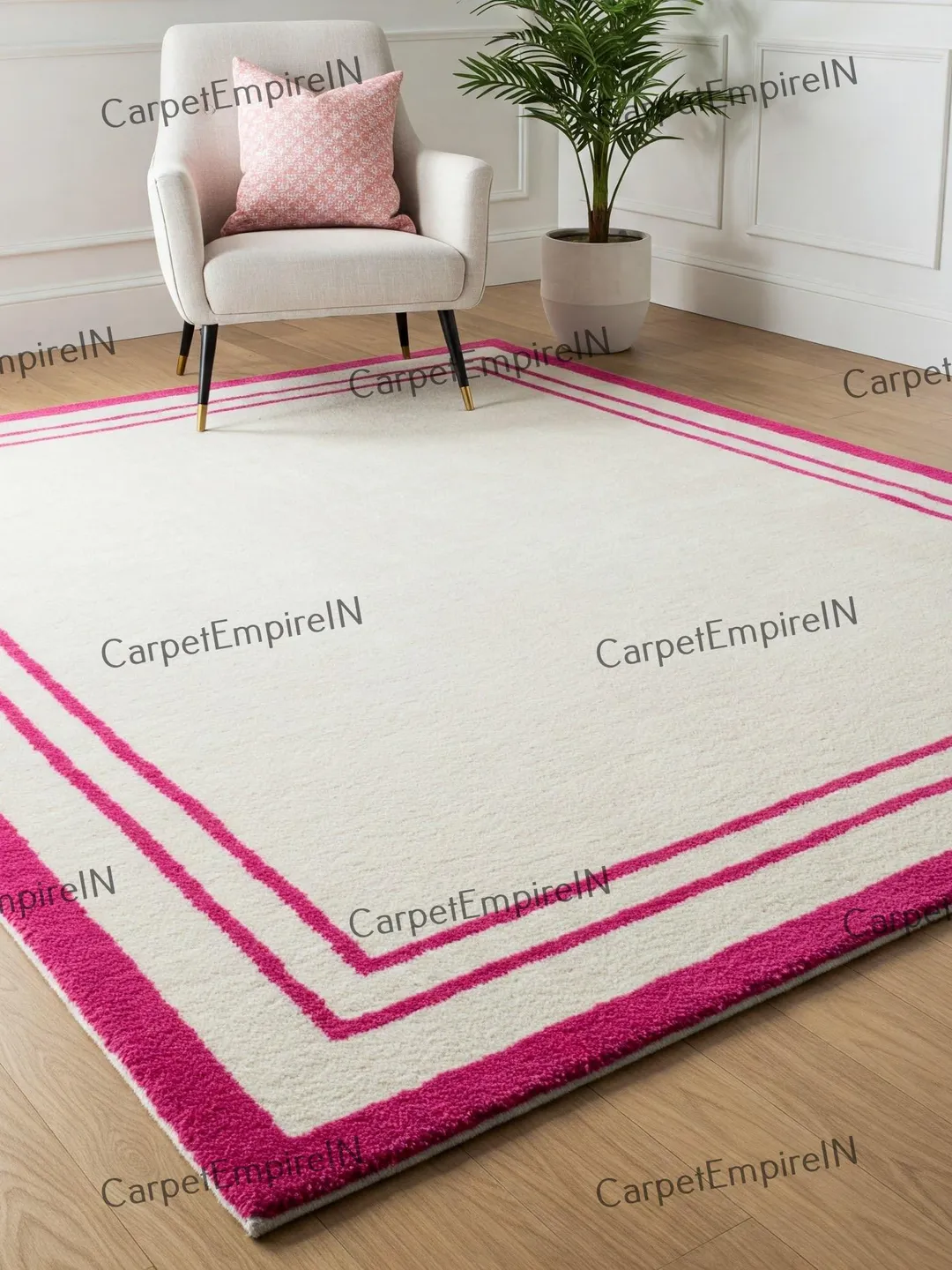 Abstract Pink Area Rug | Loloi Piper PI-12 | Modern Living Room Rug ...