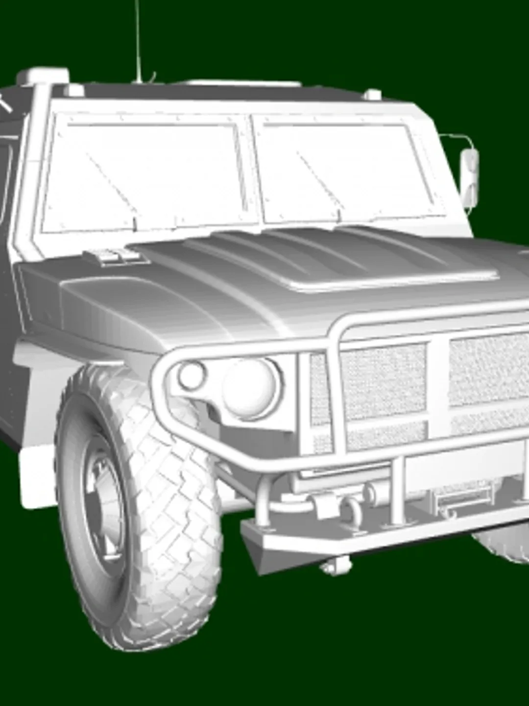 Beauty 1 3d Model Car STL 3D printing Tiger-M