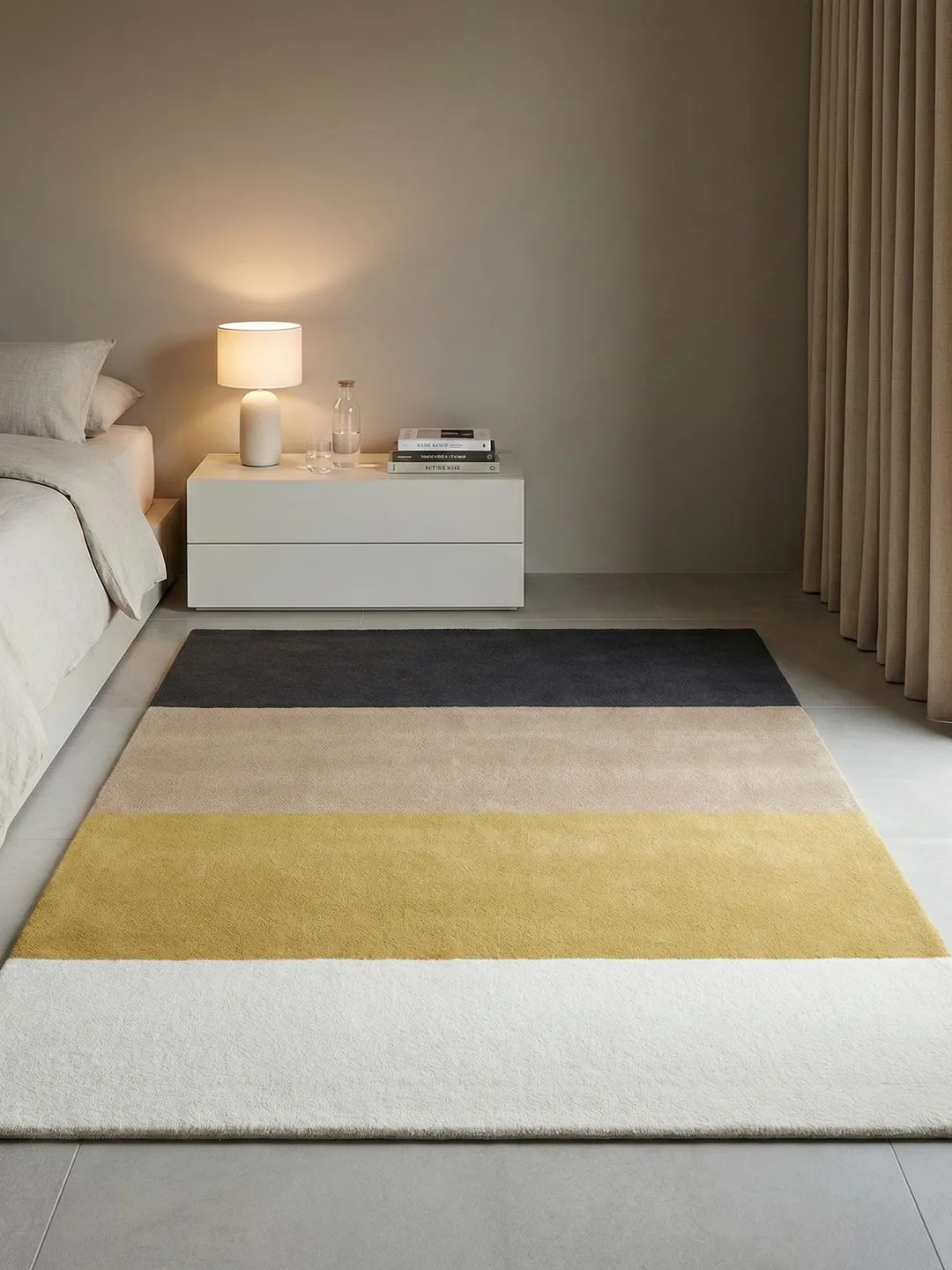 Modern Colorblock Hand Tufted Wool Rug