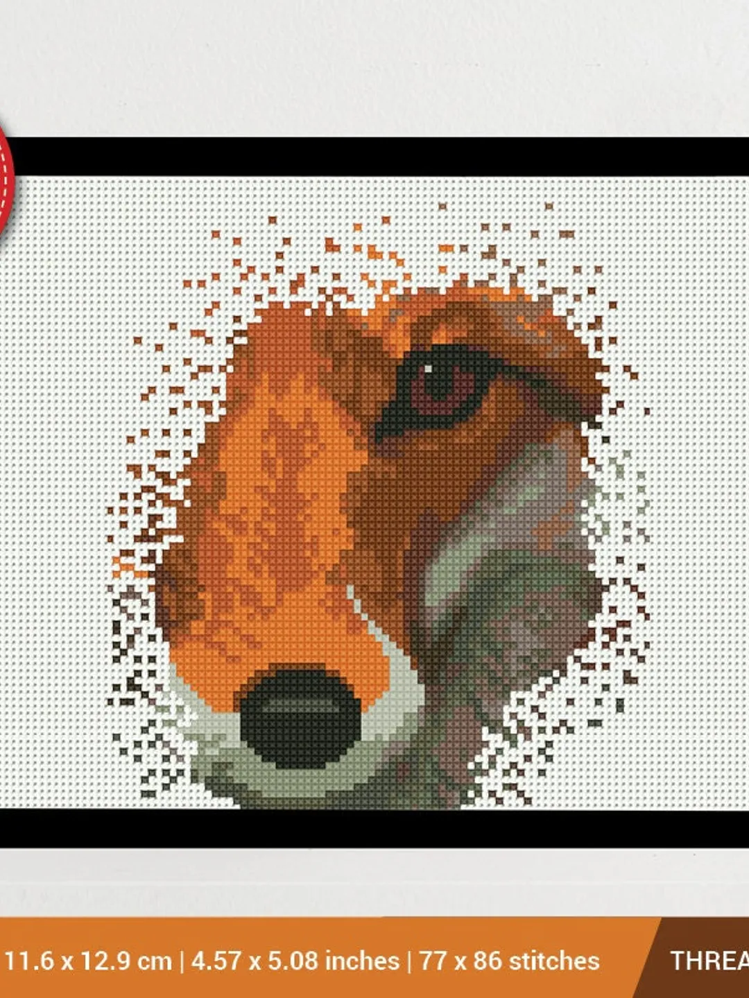 Fox Cross Stitch Pattern, Fox Cross Stitch Pattern PDF Instant Download ...