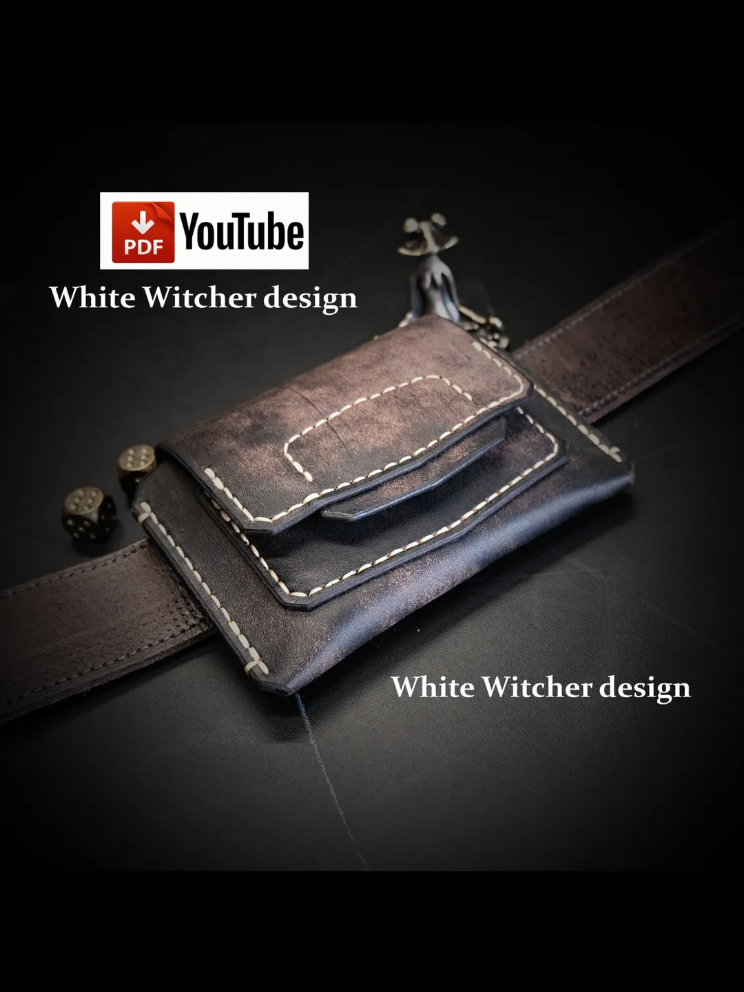 PDF download Pattern to make a  Belt wallet ! EDC44
