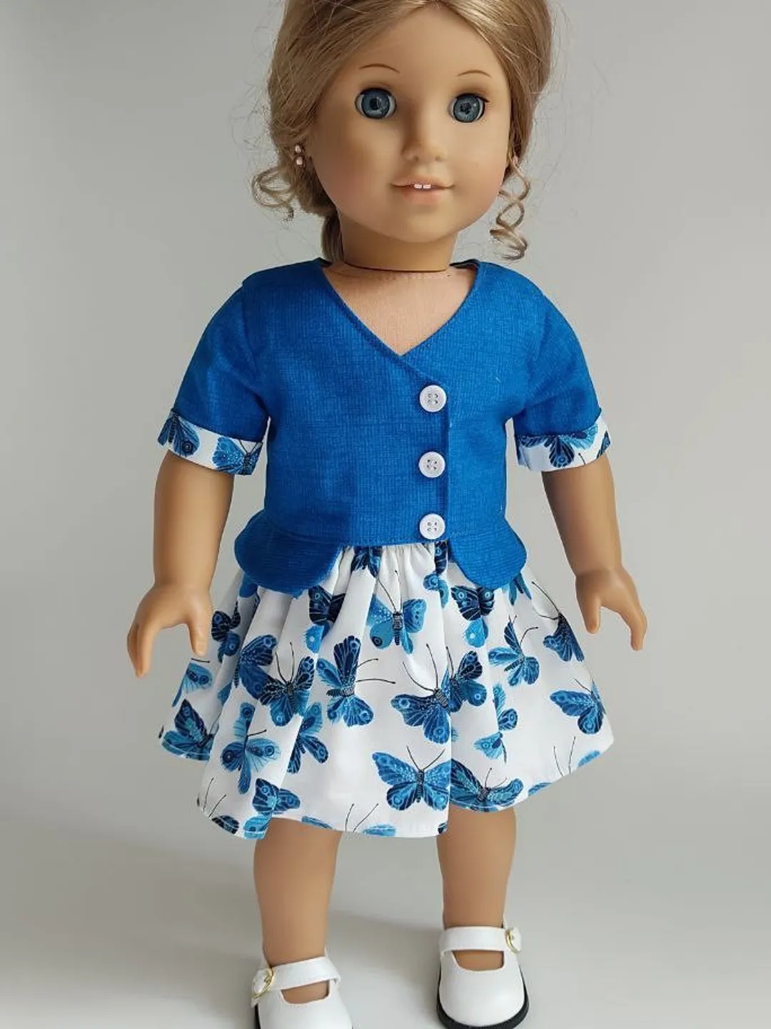PDF sewing pattern for American Girl dolls.