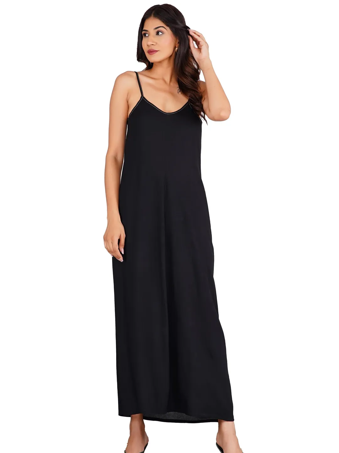 artisanal black maxi dress Caravana Womens Pucte Cotton Dress Sage Green
