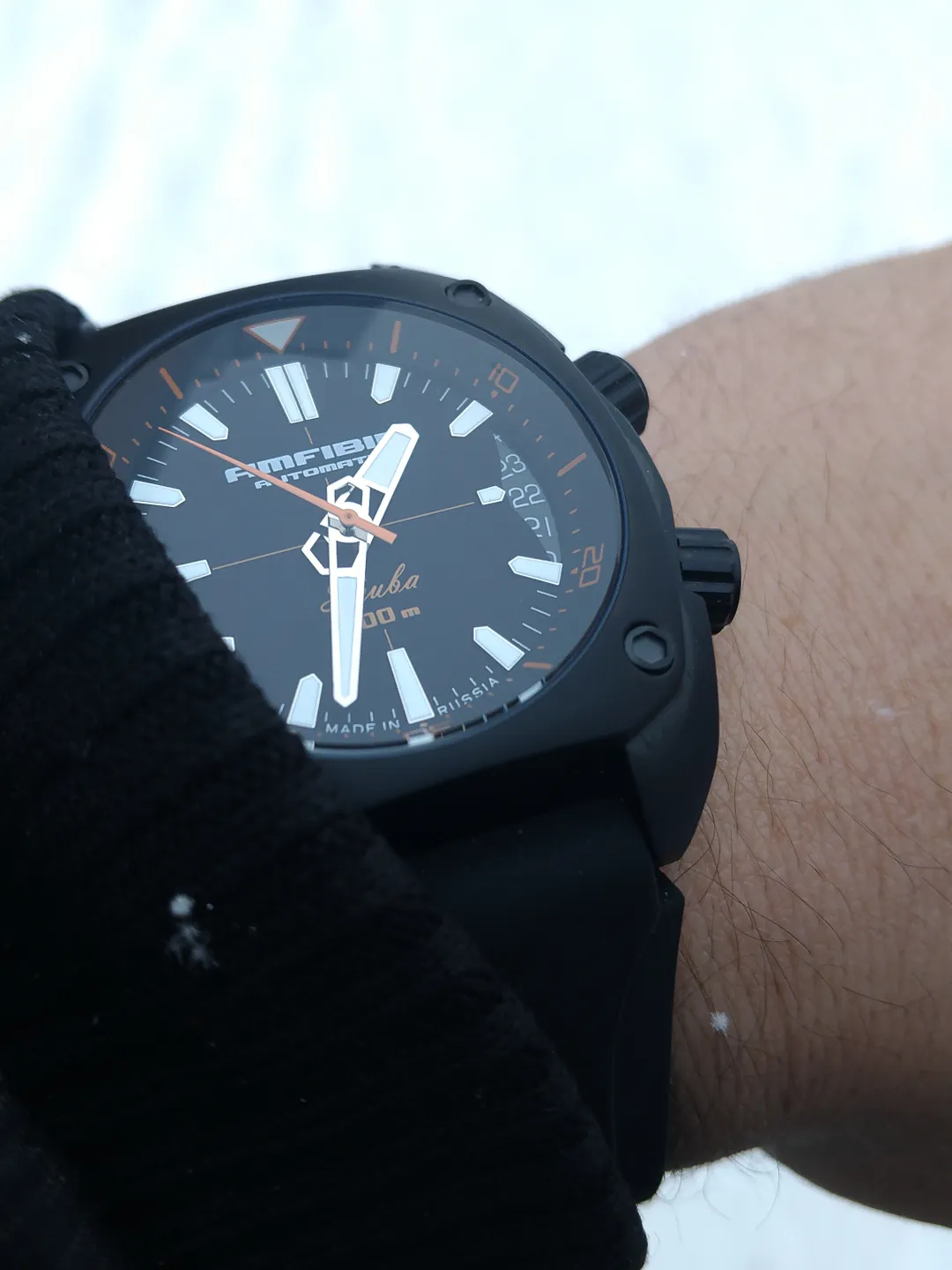 Vostok AMFIBIA Scuba 076798 Russian Automatic Wristwatch for diving