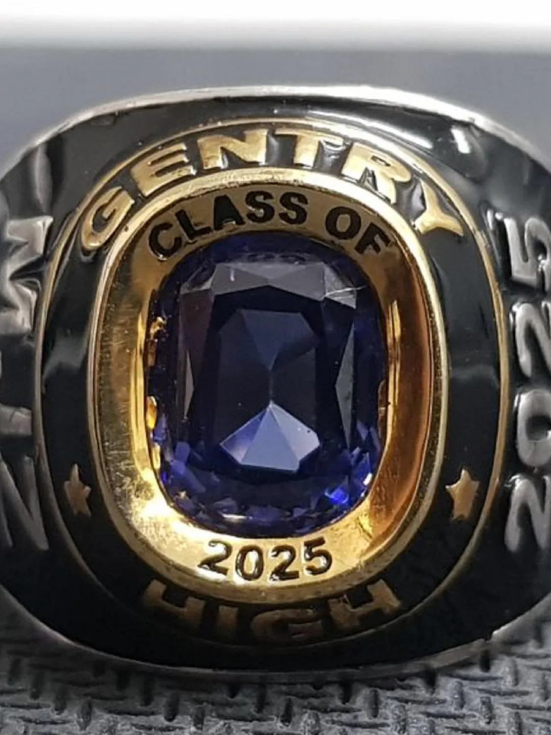Men’s Class Ring 2025, Custom High School Graduation Ring with ...